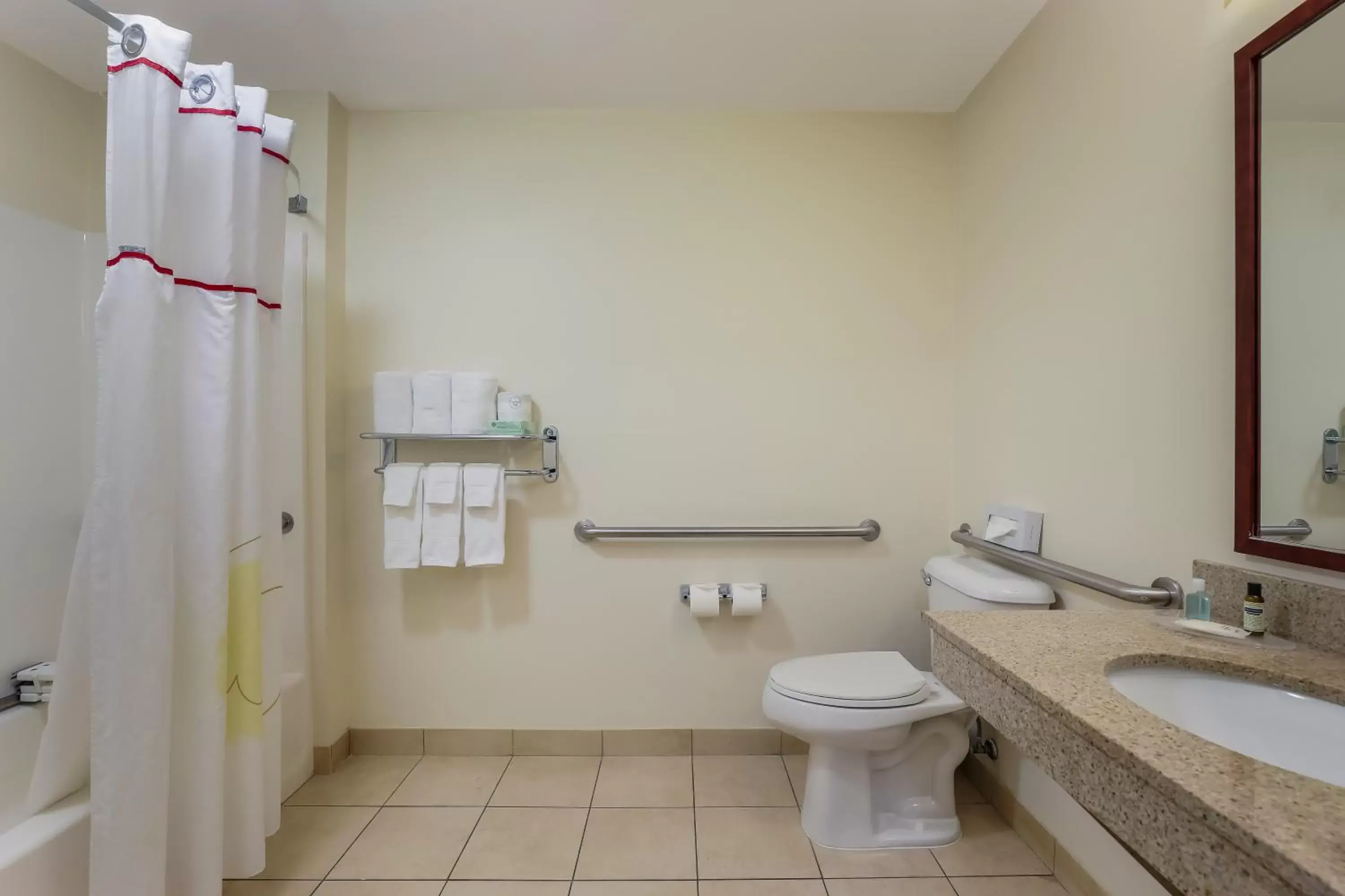 Bathroom in MainStay Suites Fitchburg - Madison