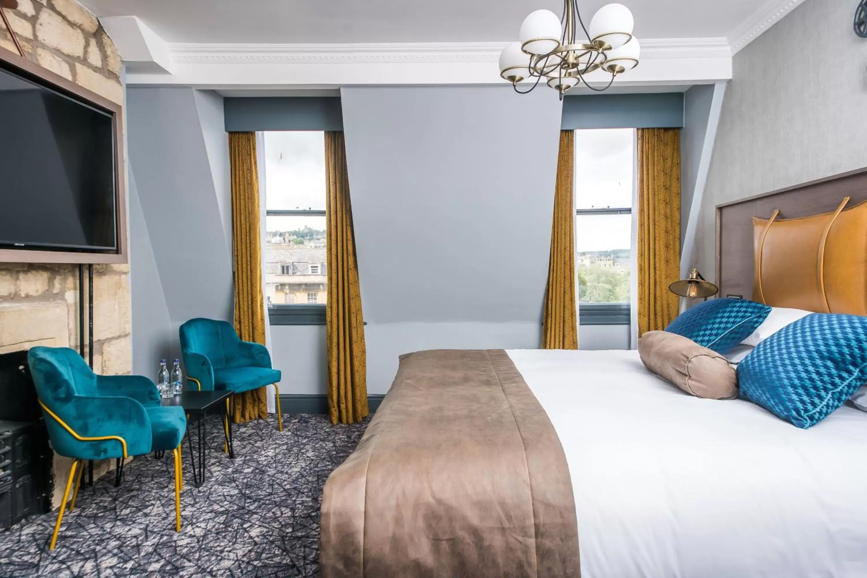 Bedroom, Bed in Abbey Hotel Bath, a Tribute Portfolio Hotel