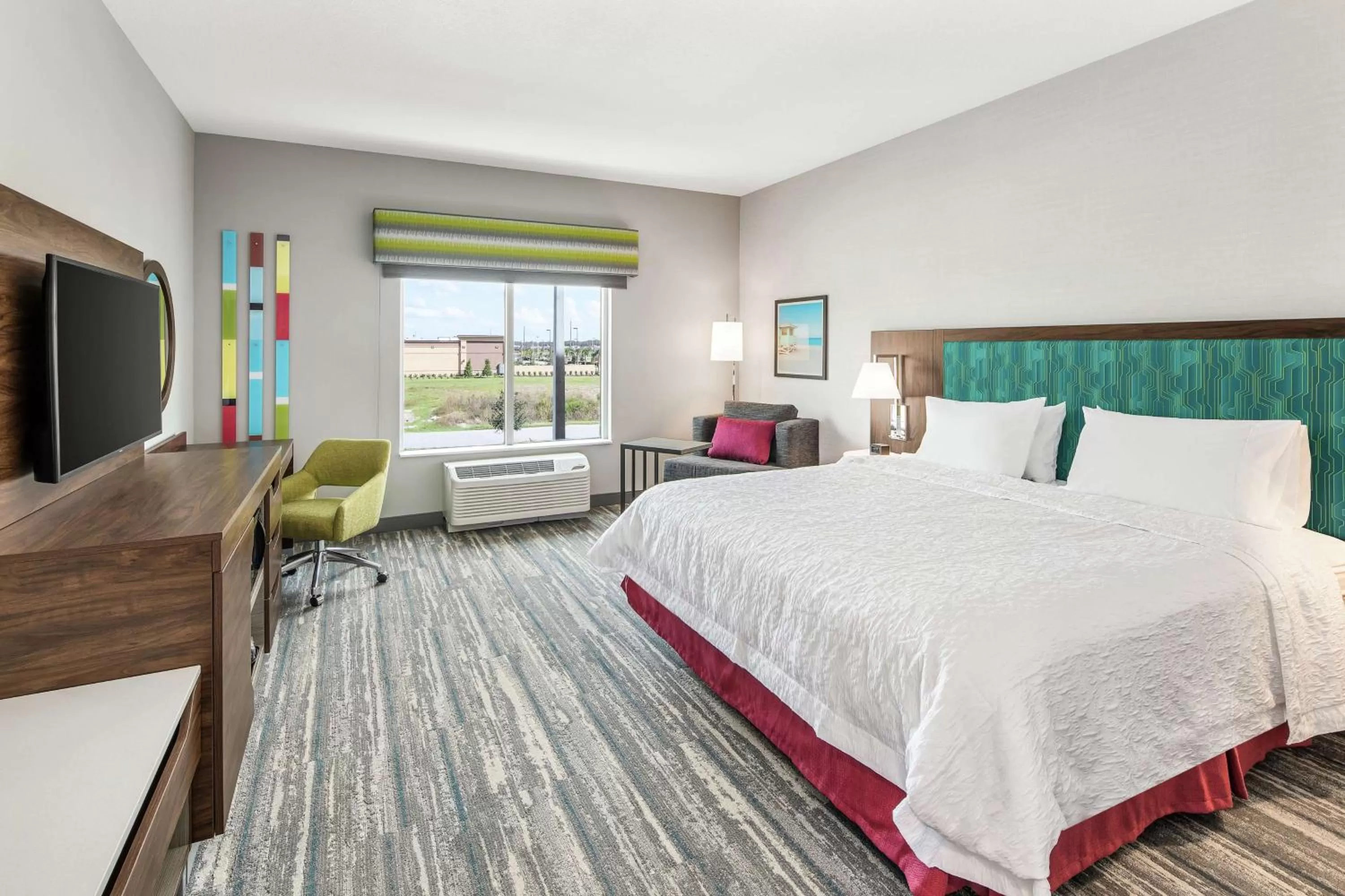Bedroom, Bed in Hampton Inn Odessa Trinity