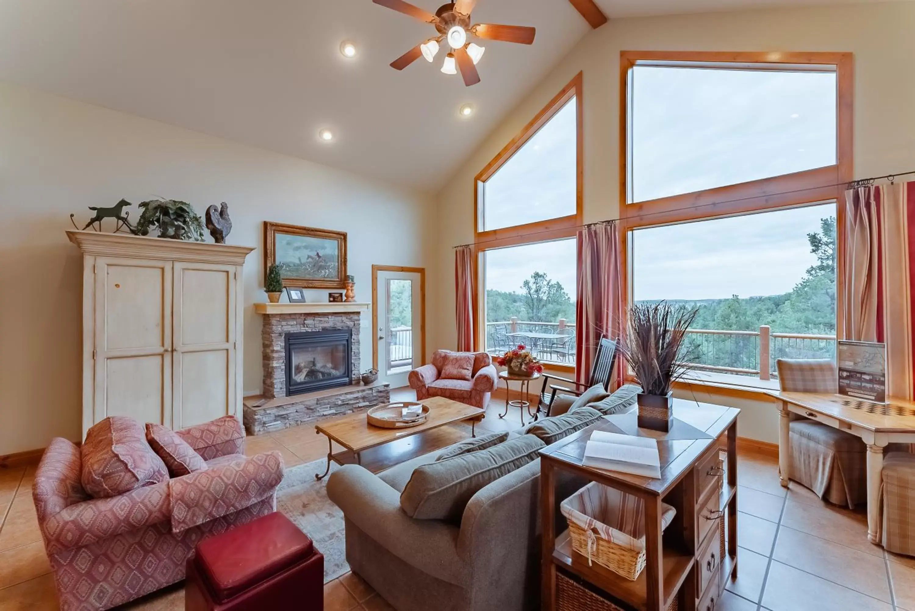 Seating Area in Zion Ponderosa Ranch Resort