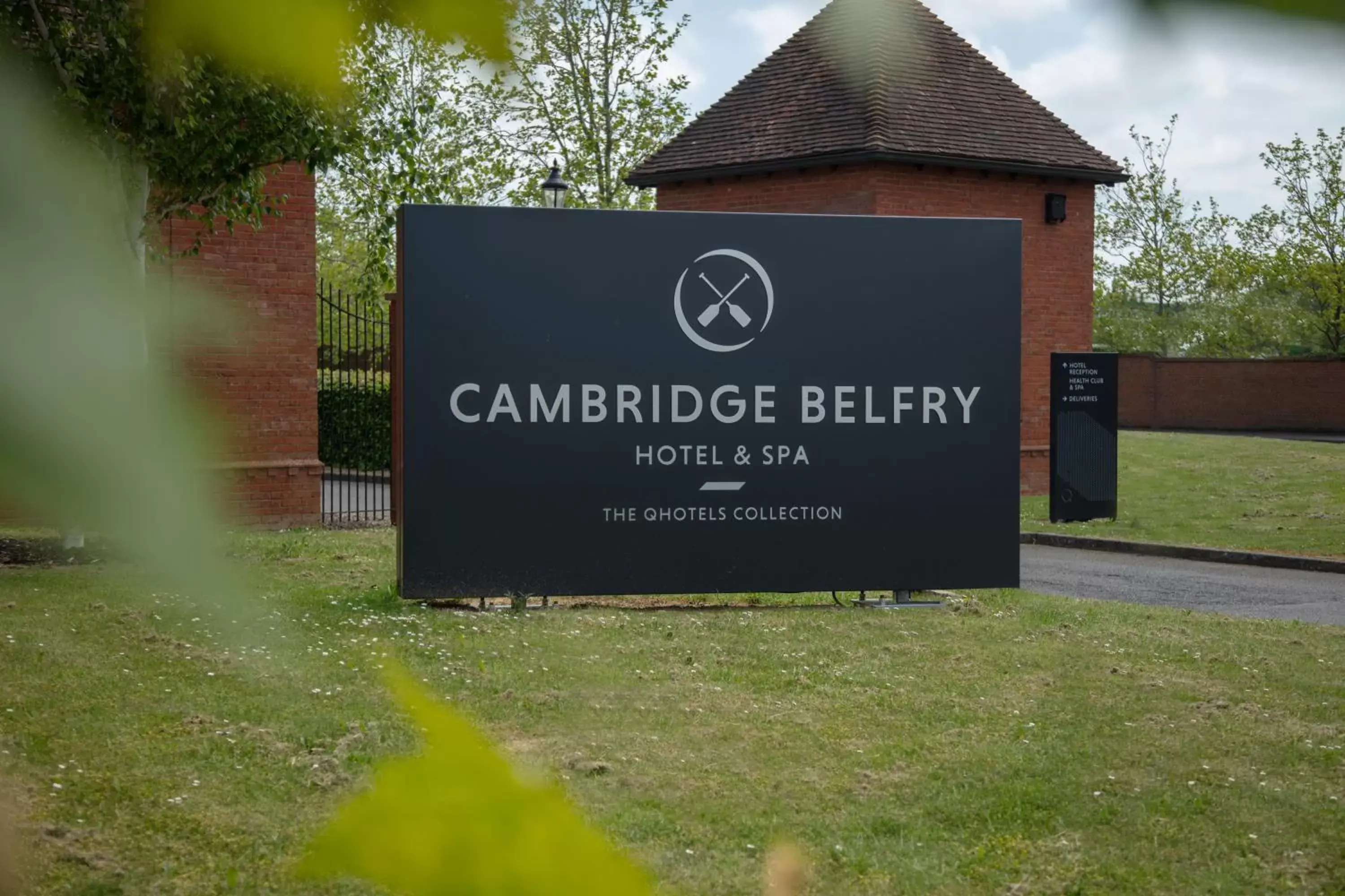 Property logo or sign in Cambridge Belfry Hotel & Spa