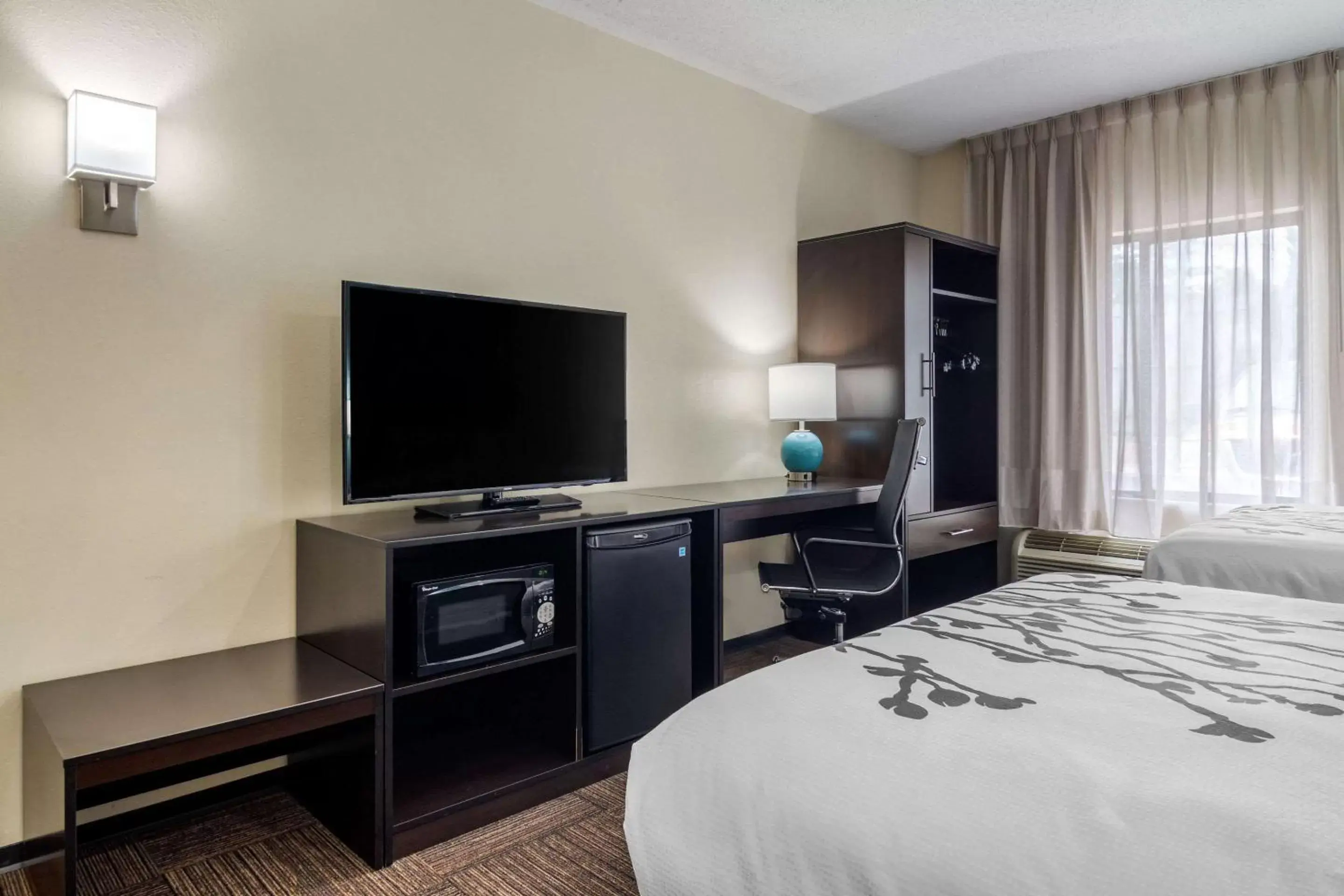 Bedroom, TV/Entertainment Center in Sleep Inn Marietta-Atlanta near Ballpark-Galleria
