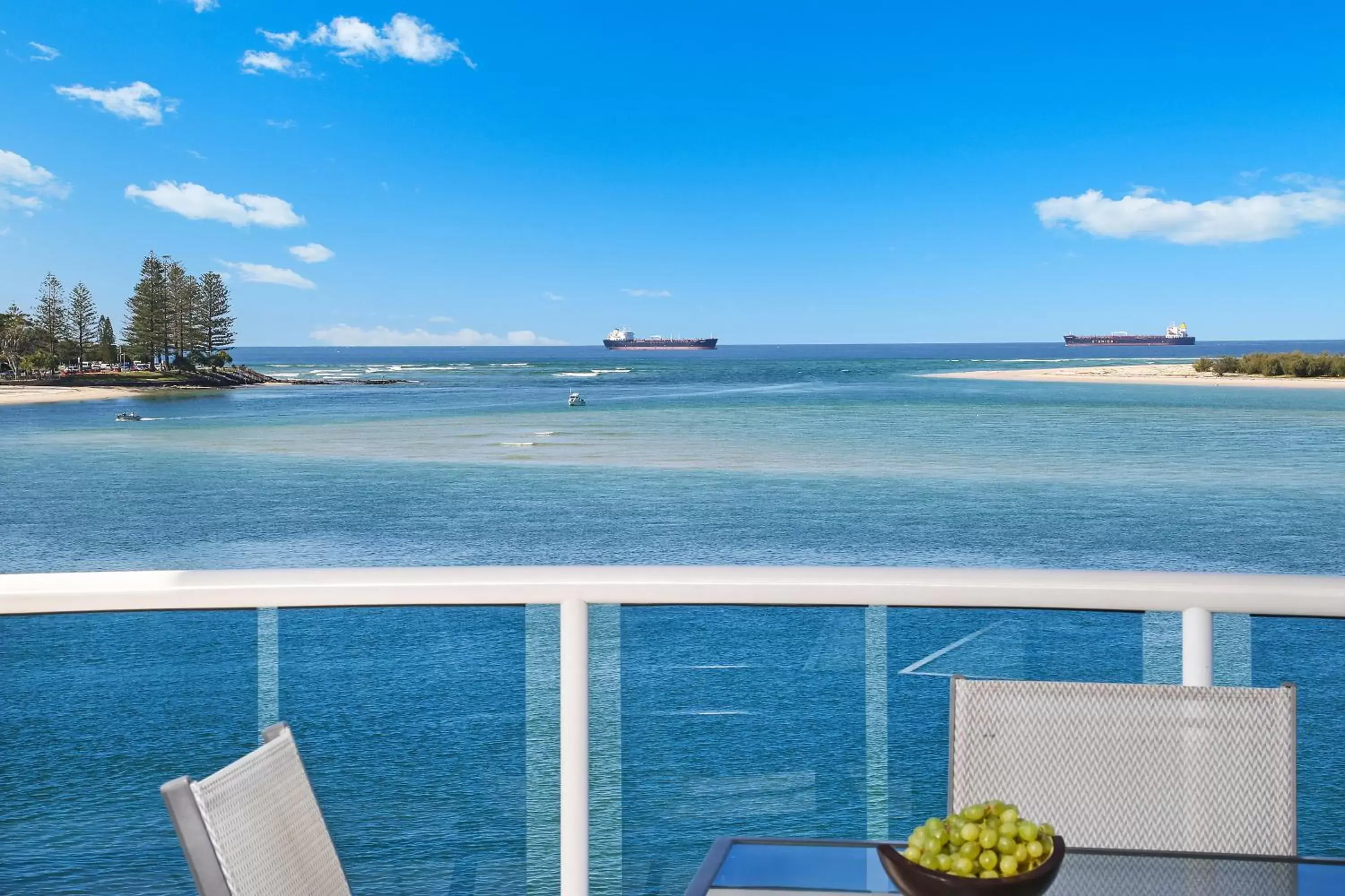 Balcony/Terrace, Sea View in Watermark Resort Caloundra