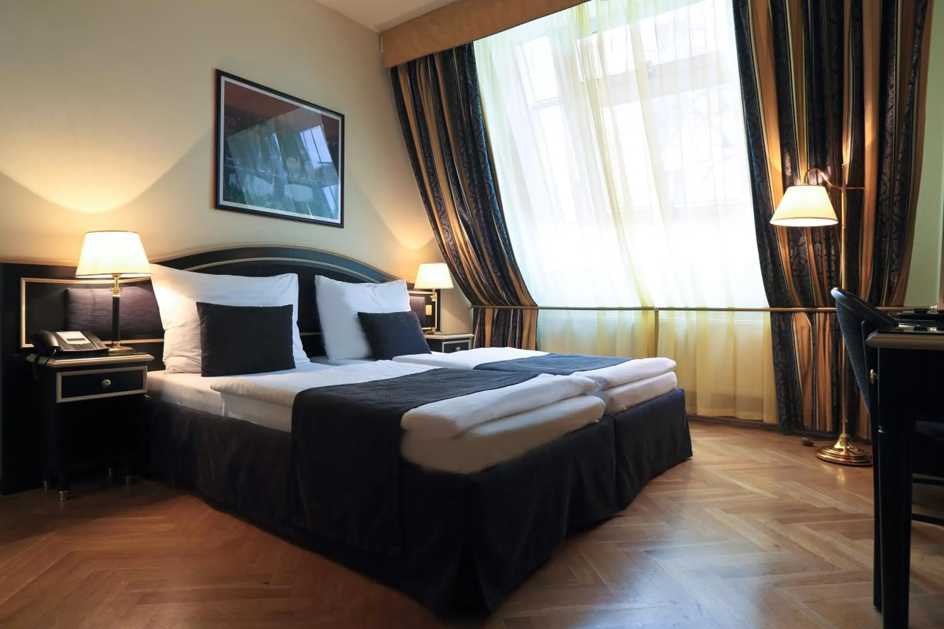 Bed in Elysee Hotel