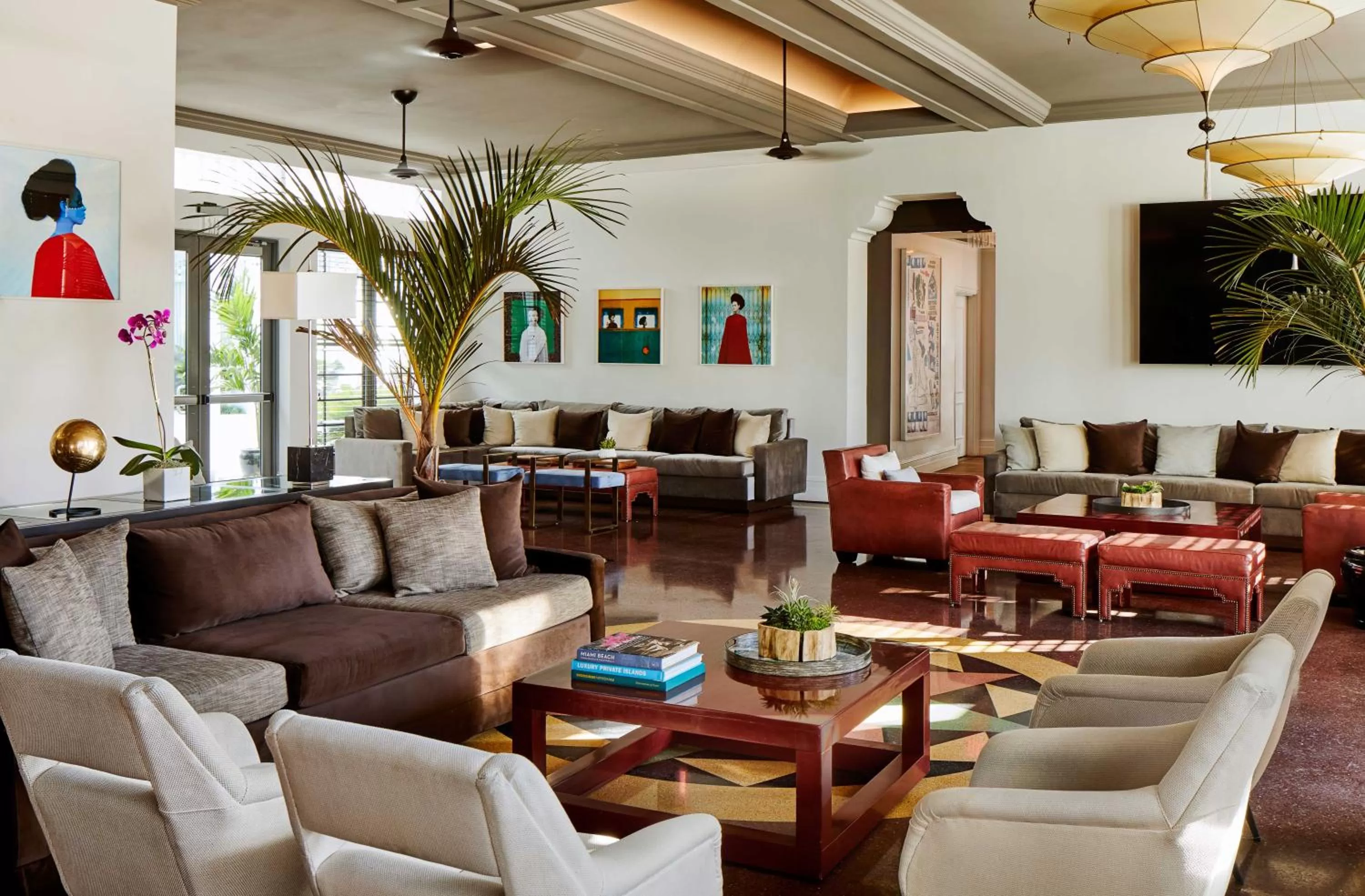 Lounge or bar in The Betsy Hotel, South Beach