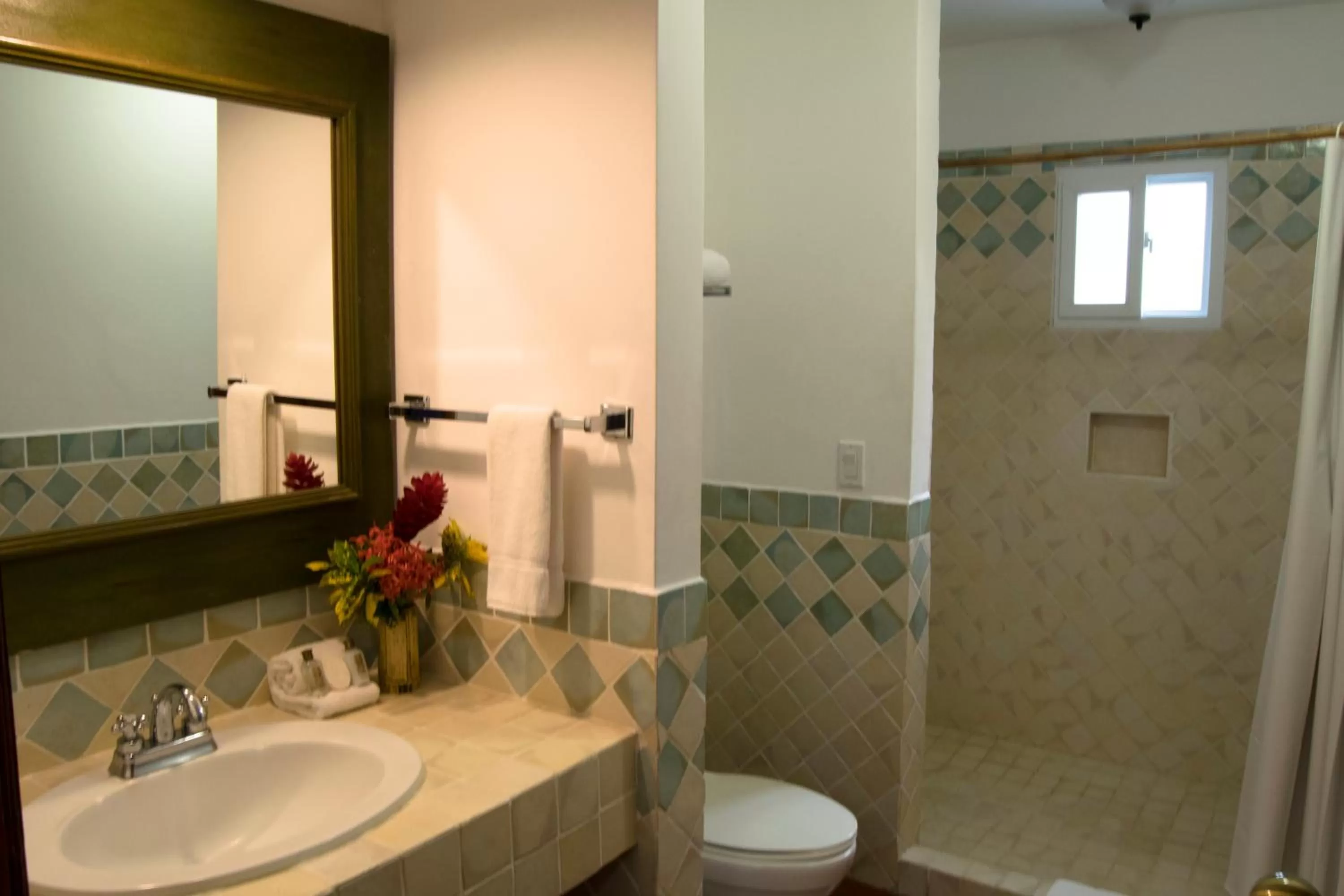 Bathroom in Amatique Bay Hotel