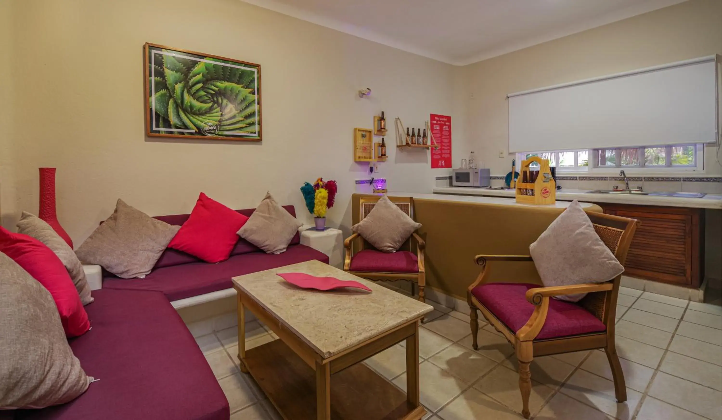 Living room, Seating Area in Mala Vecindad Playa Beer Hotel