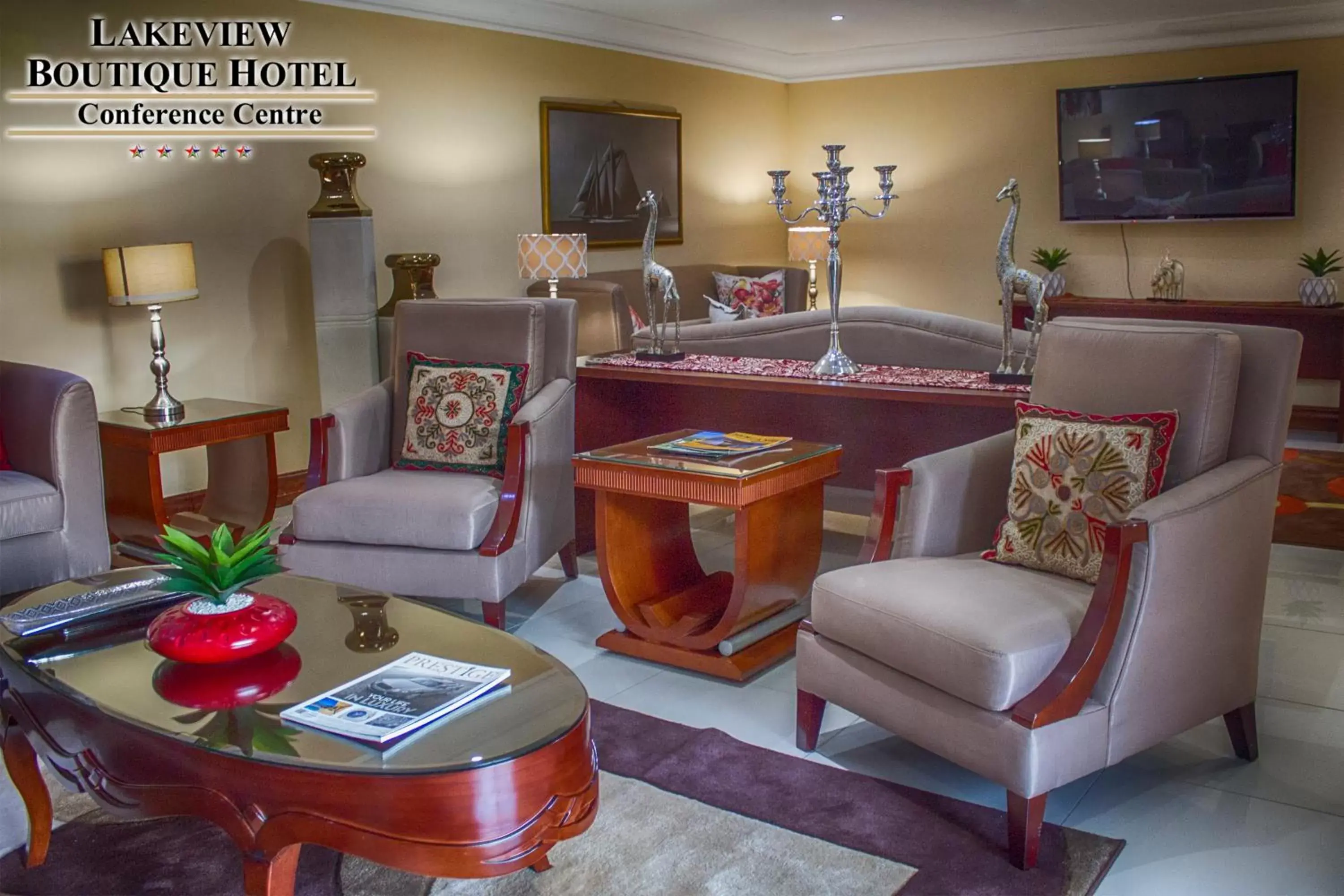 Decorative detail, Seating Area in Lakeview Boutique Hotel & Conference Center