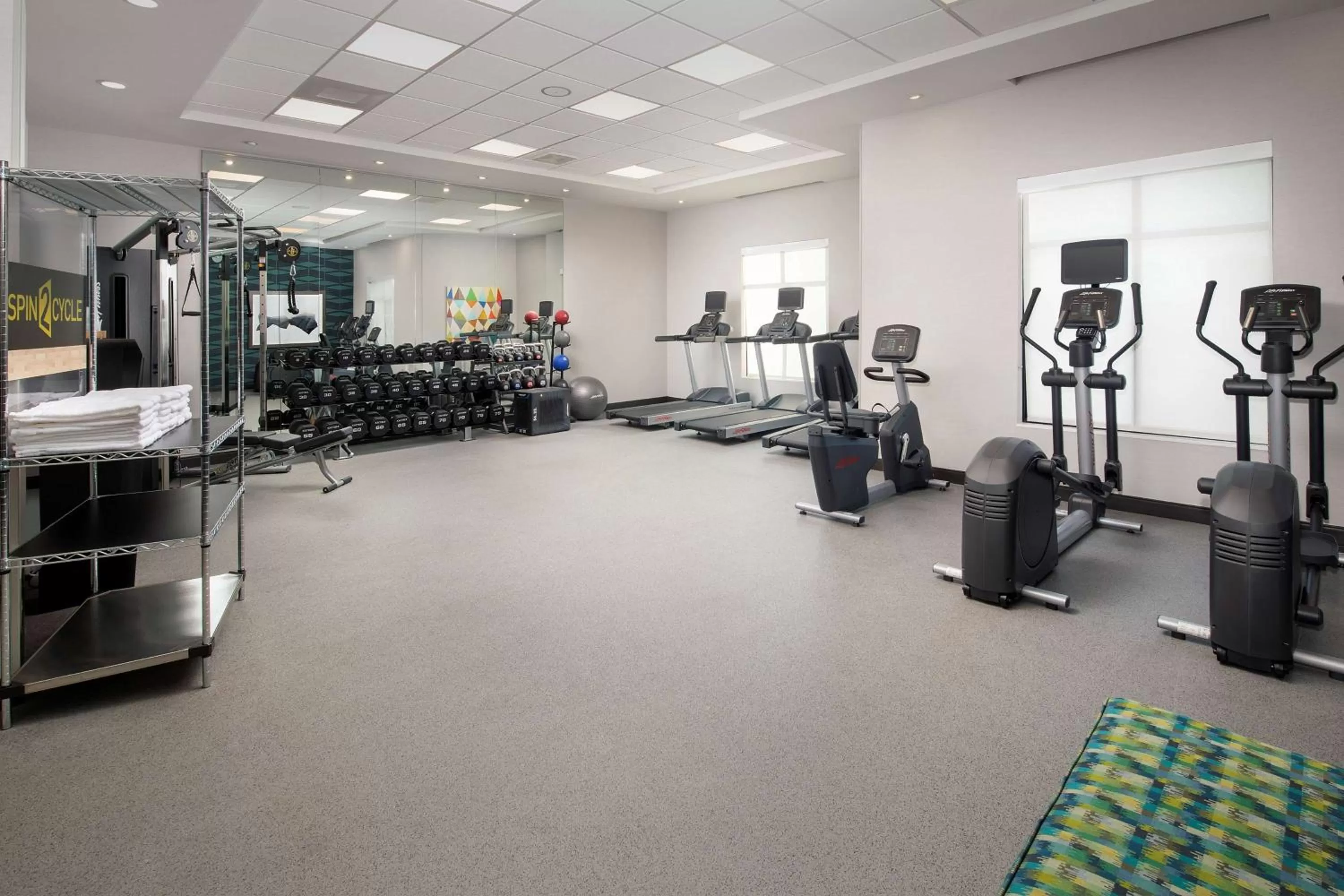 Fitness centre/facilities in Home2 Suites by Hilton Denver Central Park