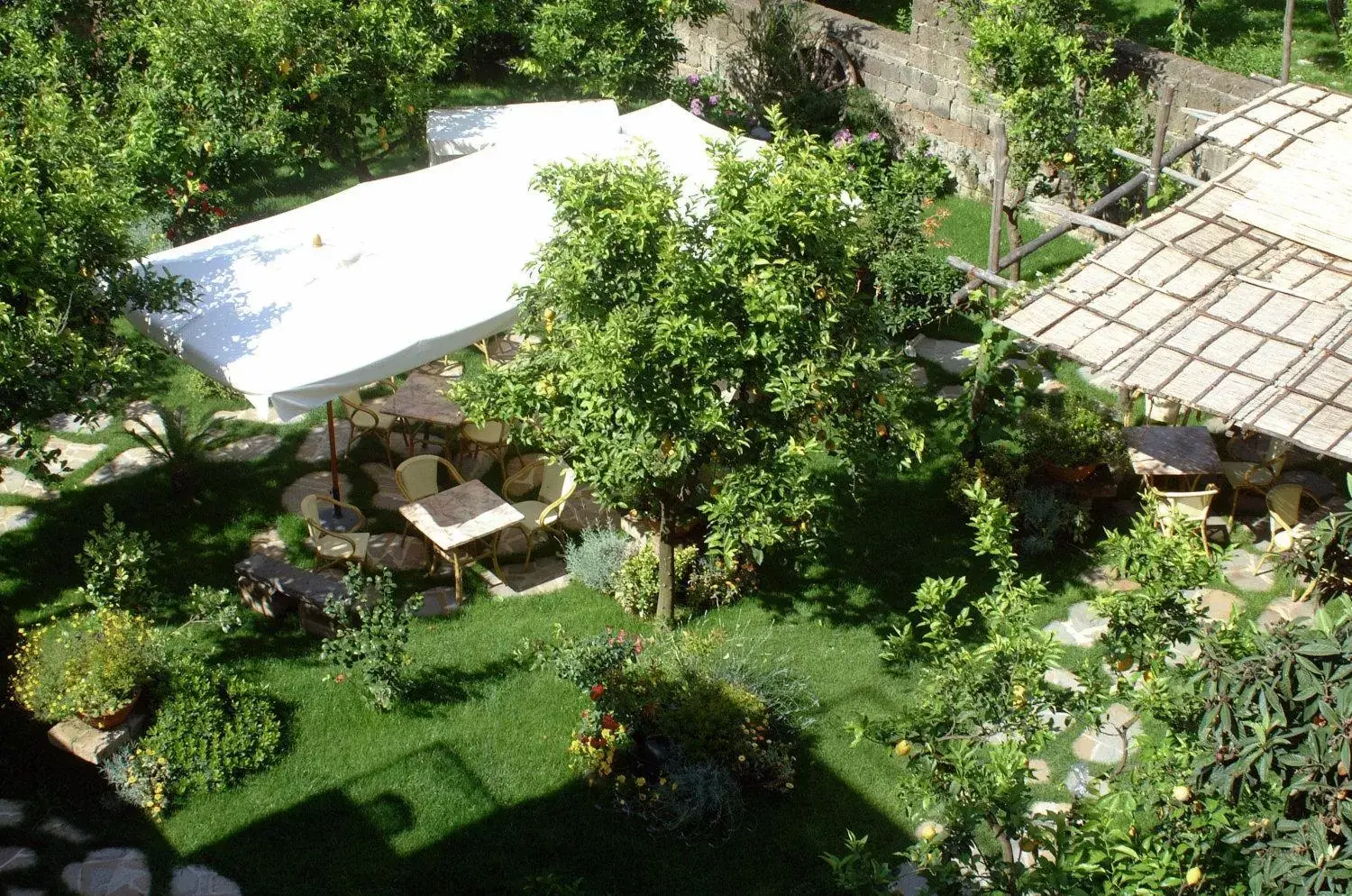 Garden, Bird's-eye View in Il Roseto
