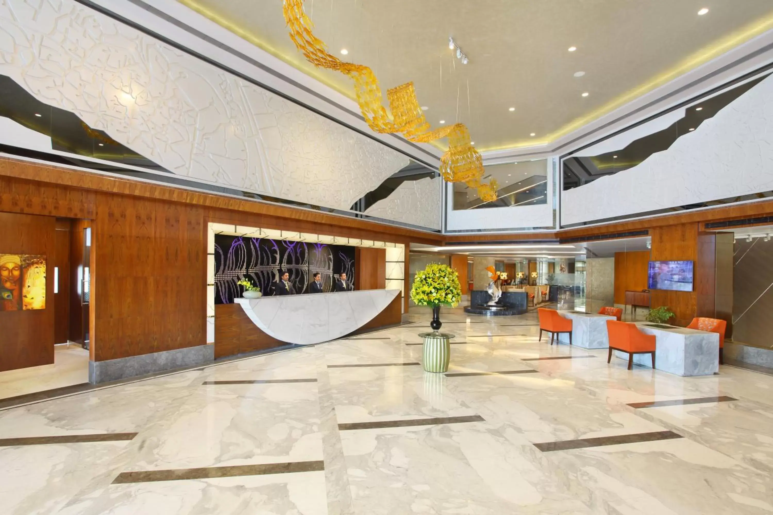 Lobby or reception, Lobby/Reception in Radisson Blu Jammu