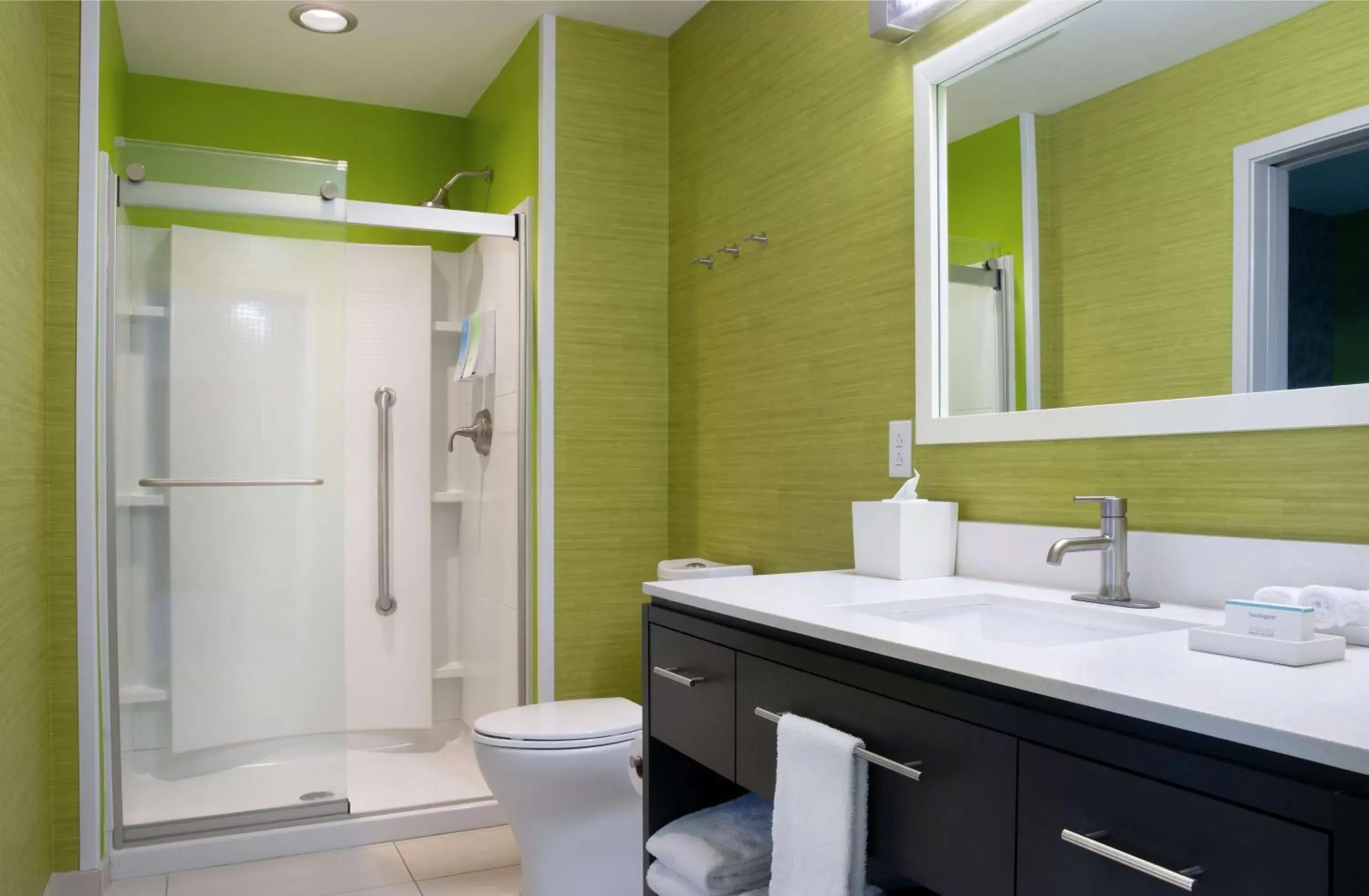 Bathroom in Home2 Suites By Hilton Indianapolis Greenwood