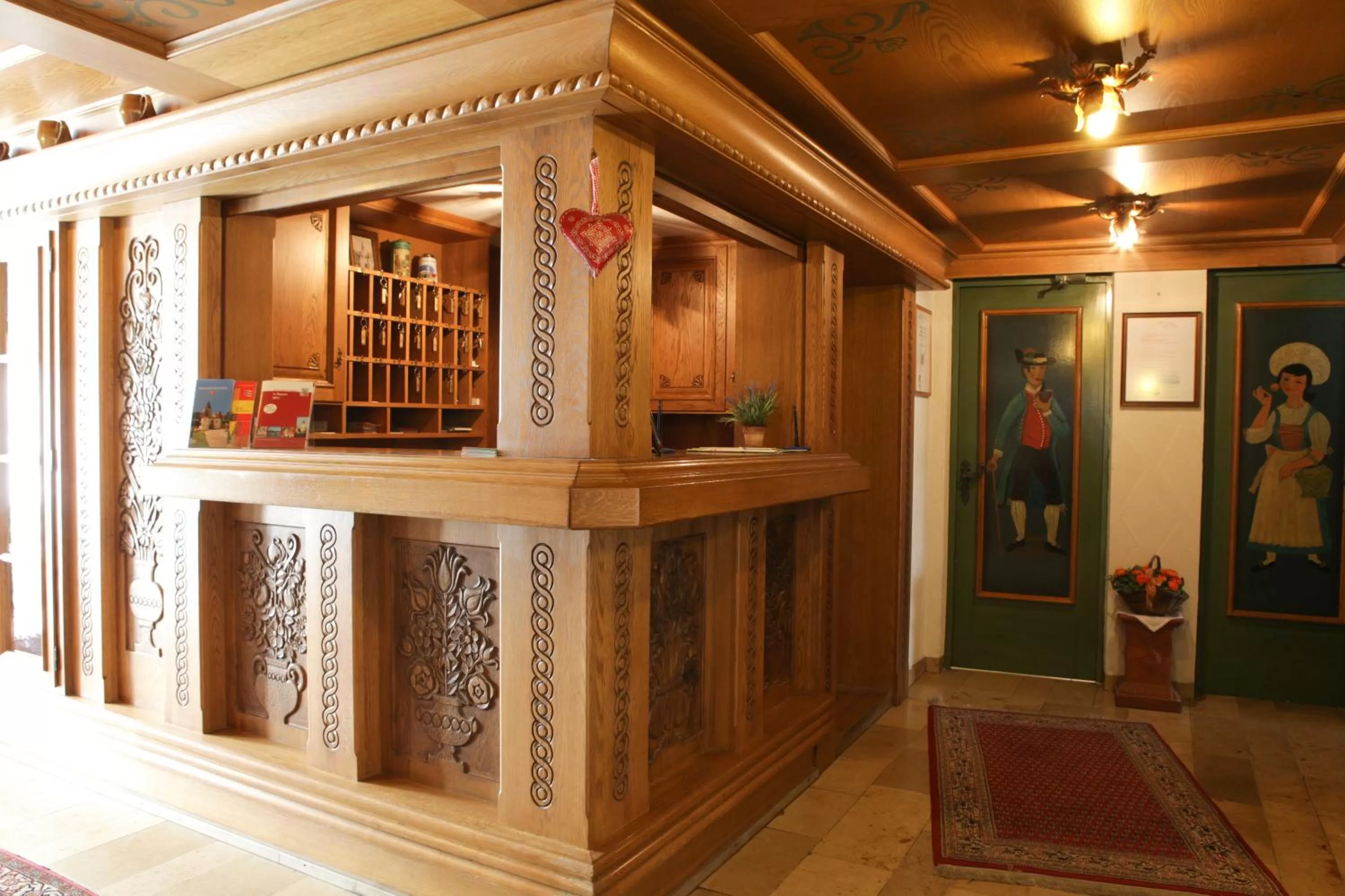 Lobby or reception in Gasthof zum Löwen