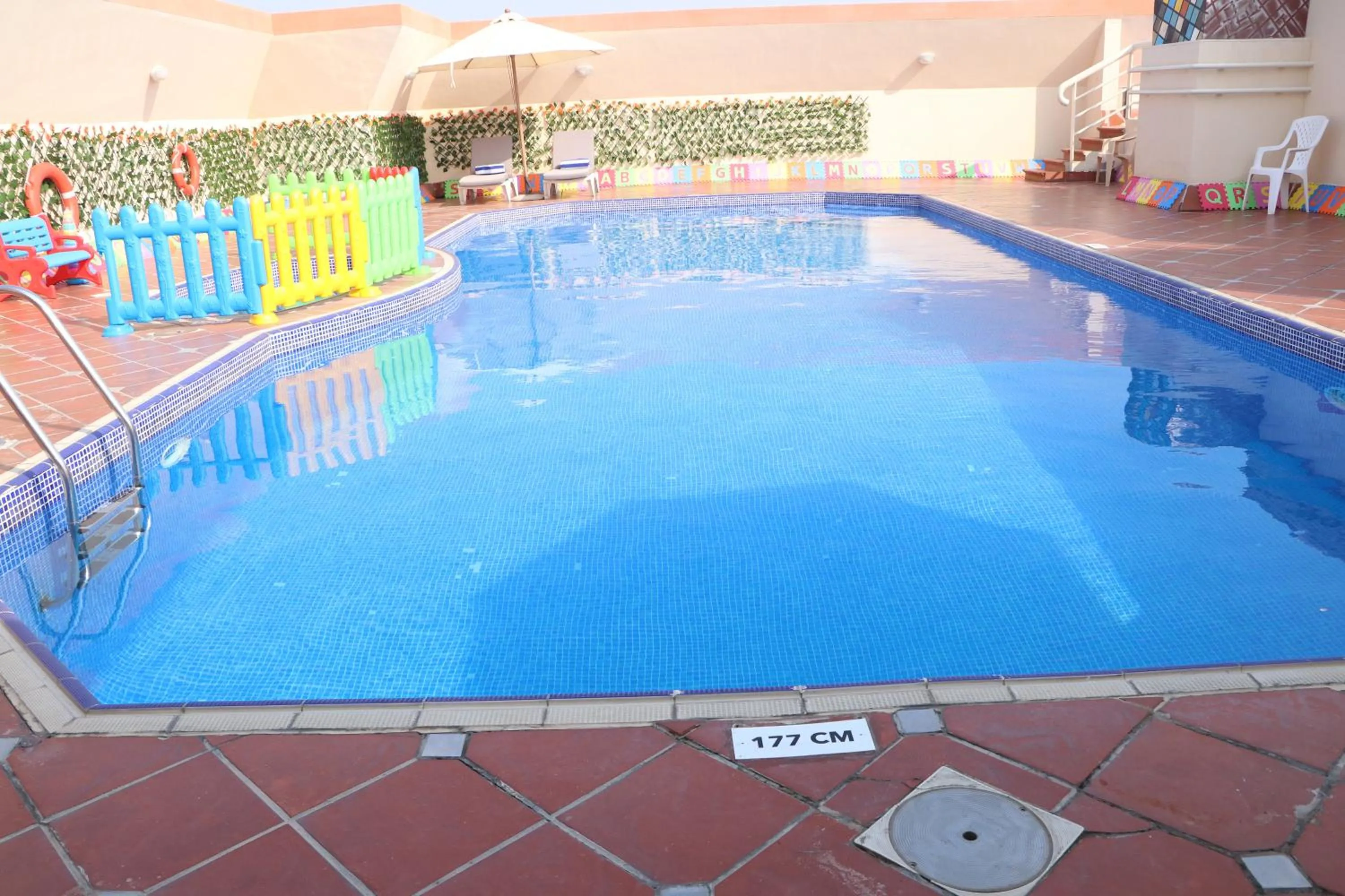 Pool view in Al Manar Grand Hotel Apartment