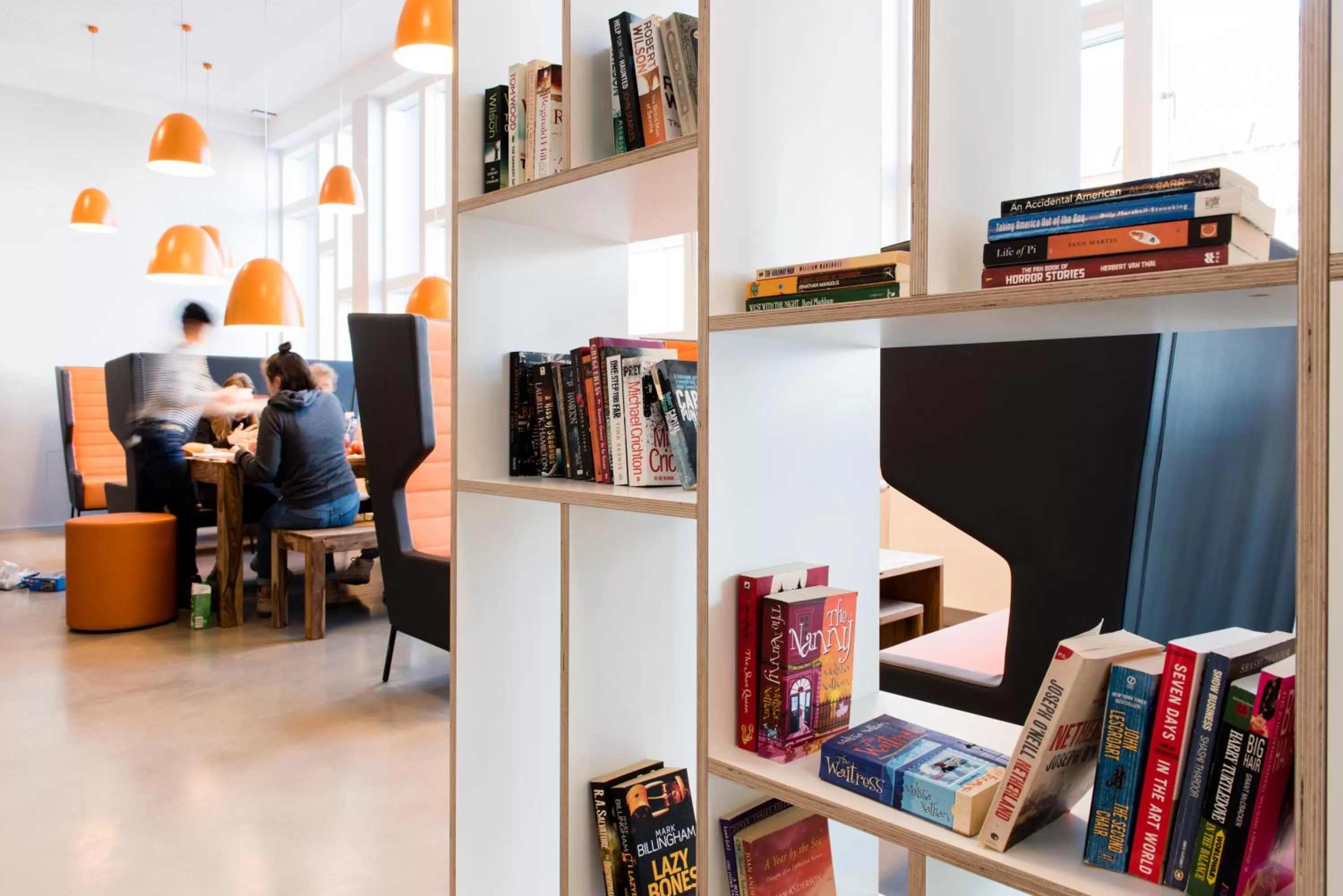 Lobby or reception in a&o Copenhagen Nørrebro