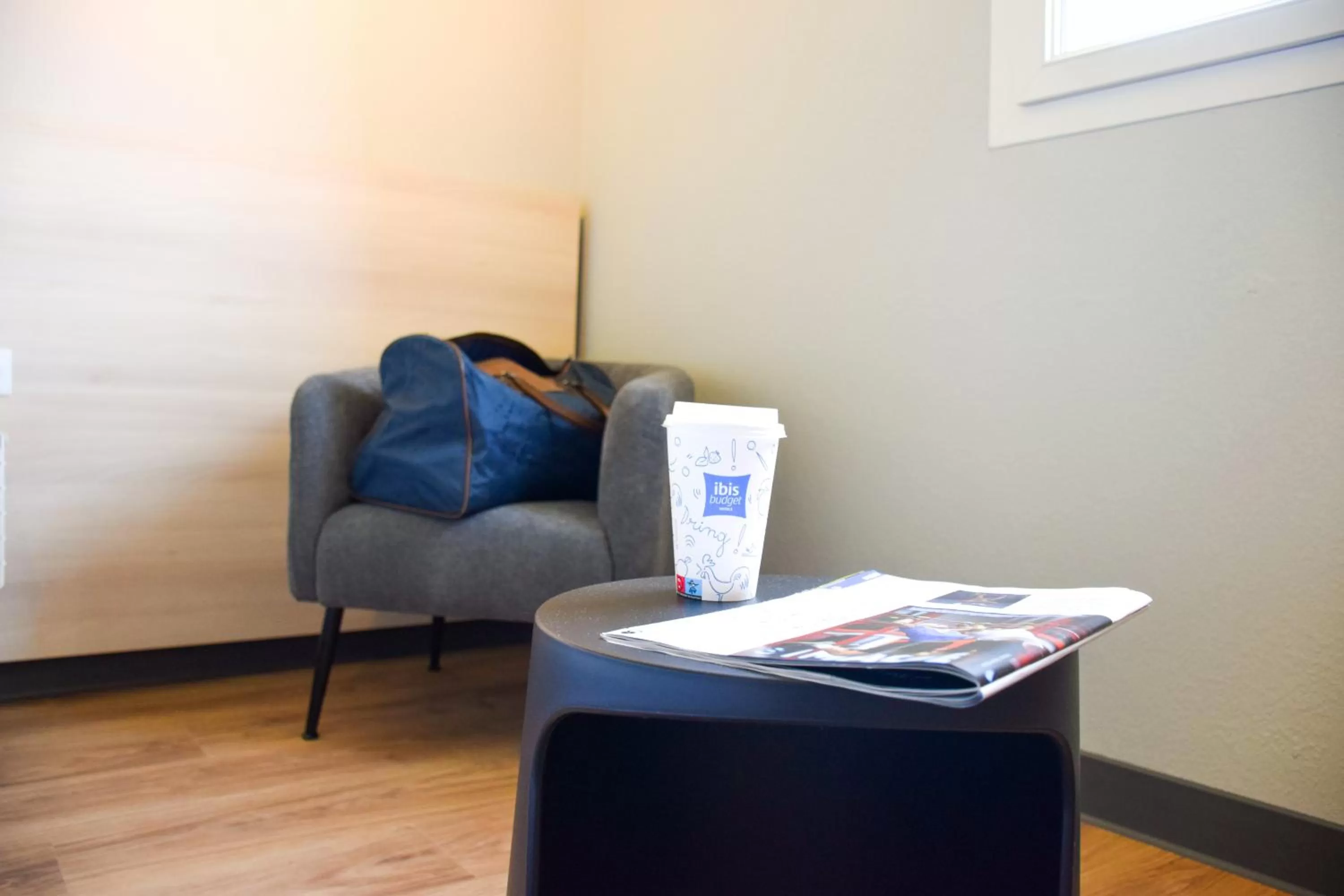 Bedroom in ibis Budget Millau Viaduc