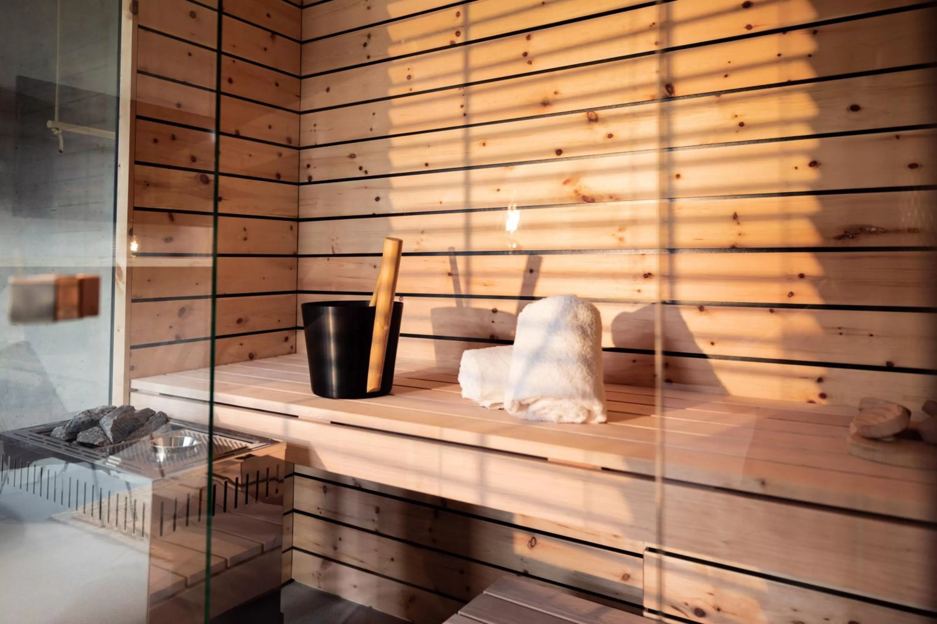 Sauna in Bretterhotel