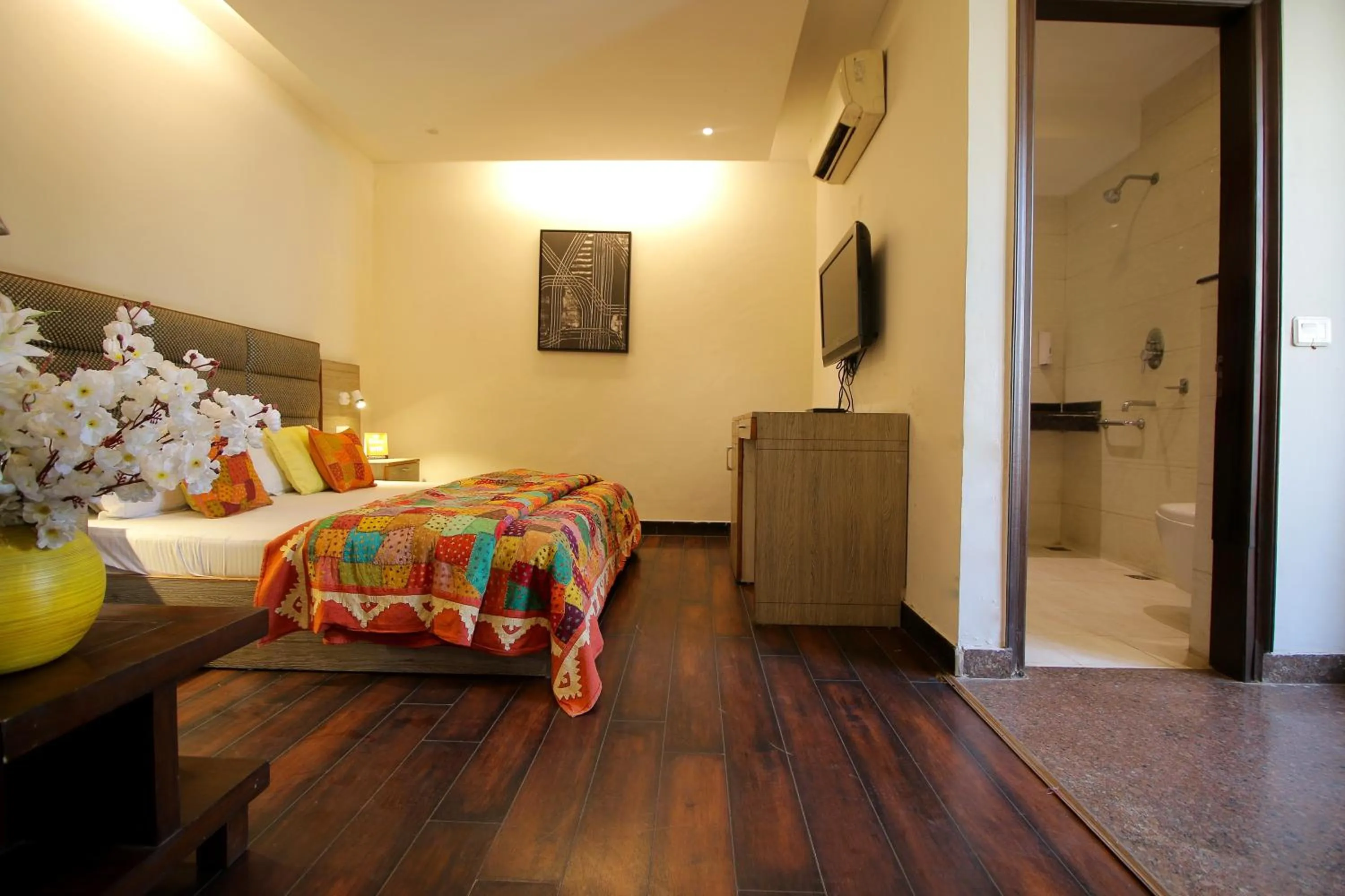 Photo of the whole room, Bed in Hotel City Premier - Near Galleria Market , Super Mart-1 DLF Gurgaon