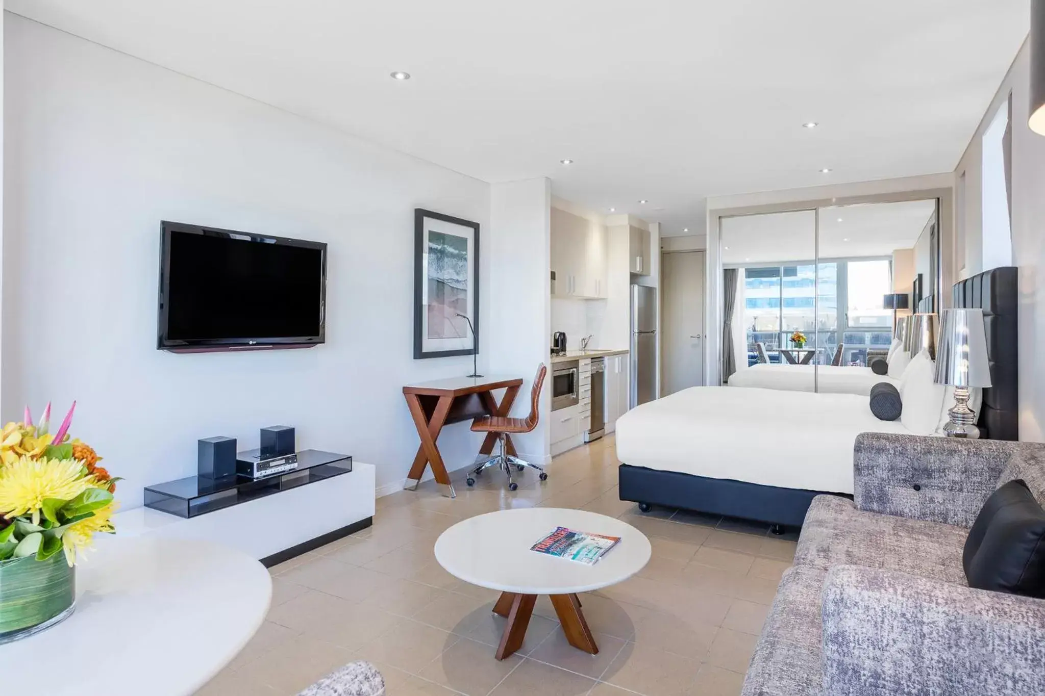 Seating Area in Meriton Suites Broadbeach