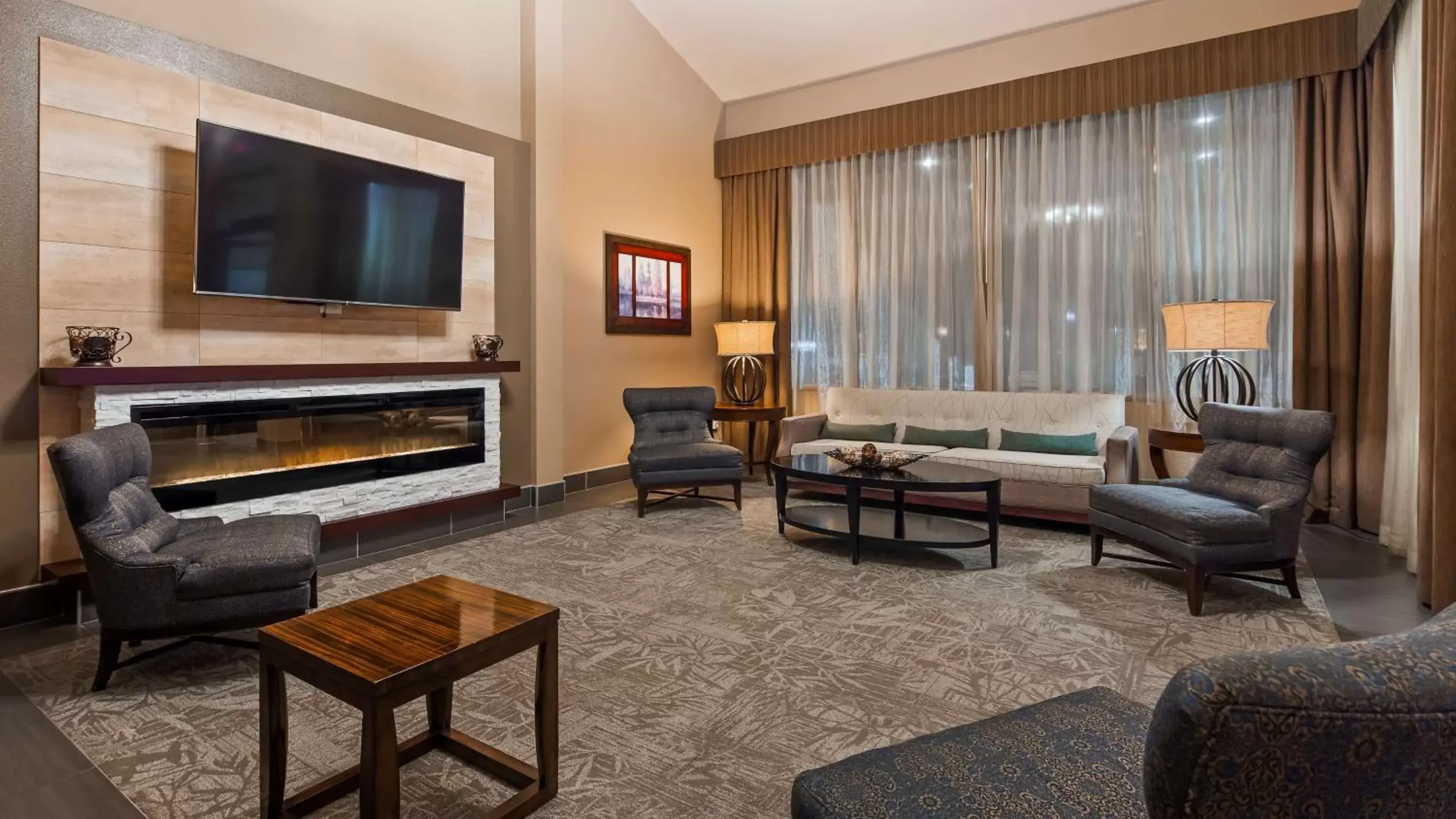 Lobby or reception, Seating Area in Best Western West Towne Suites