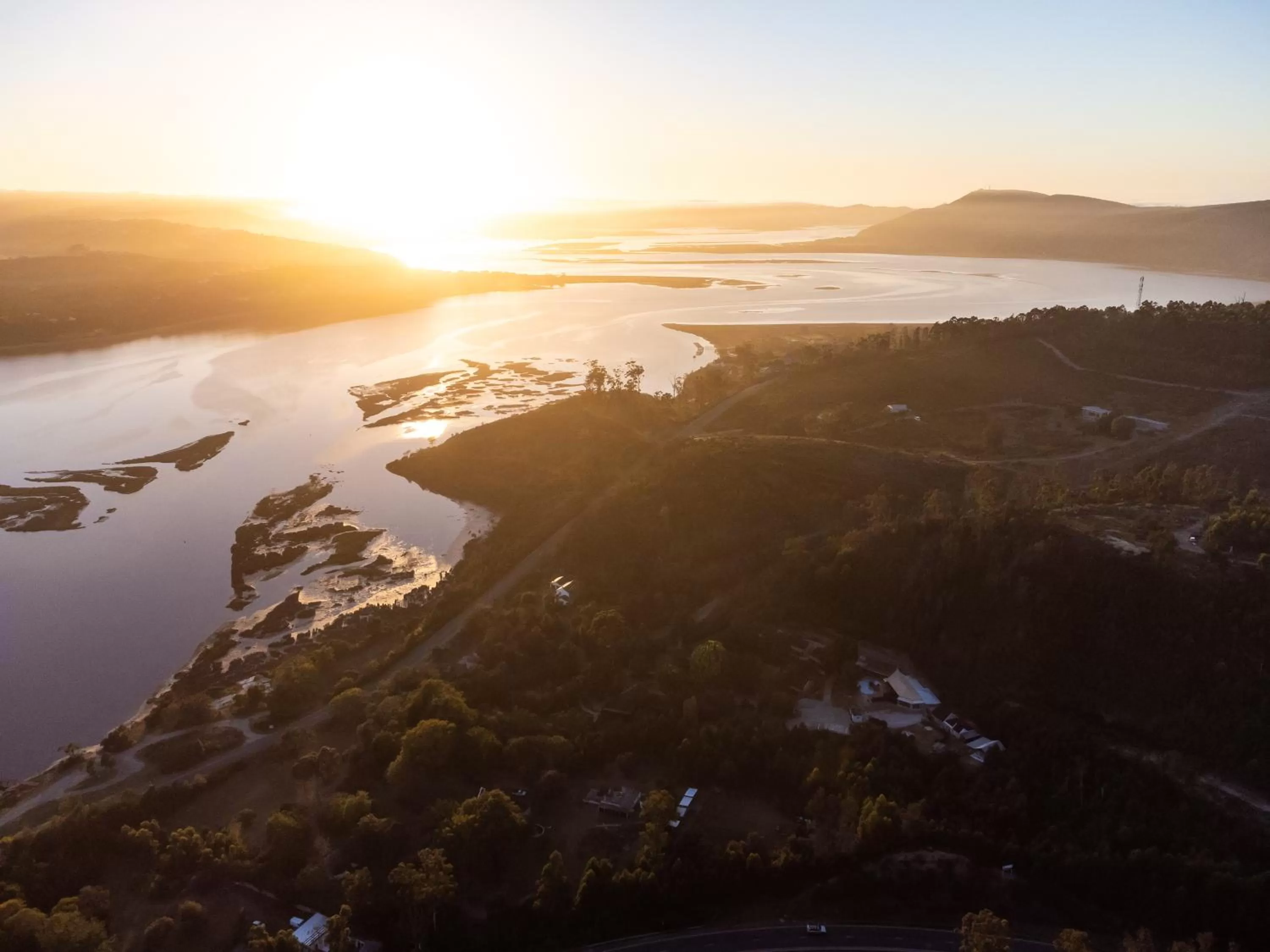 Bird's eye view in Gooderson Knysna Chalets