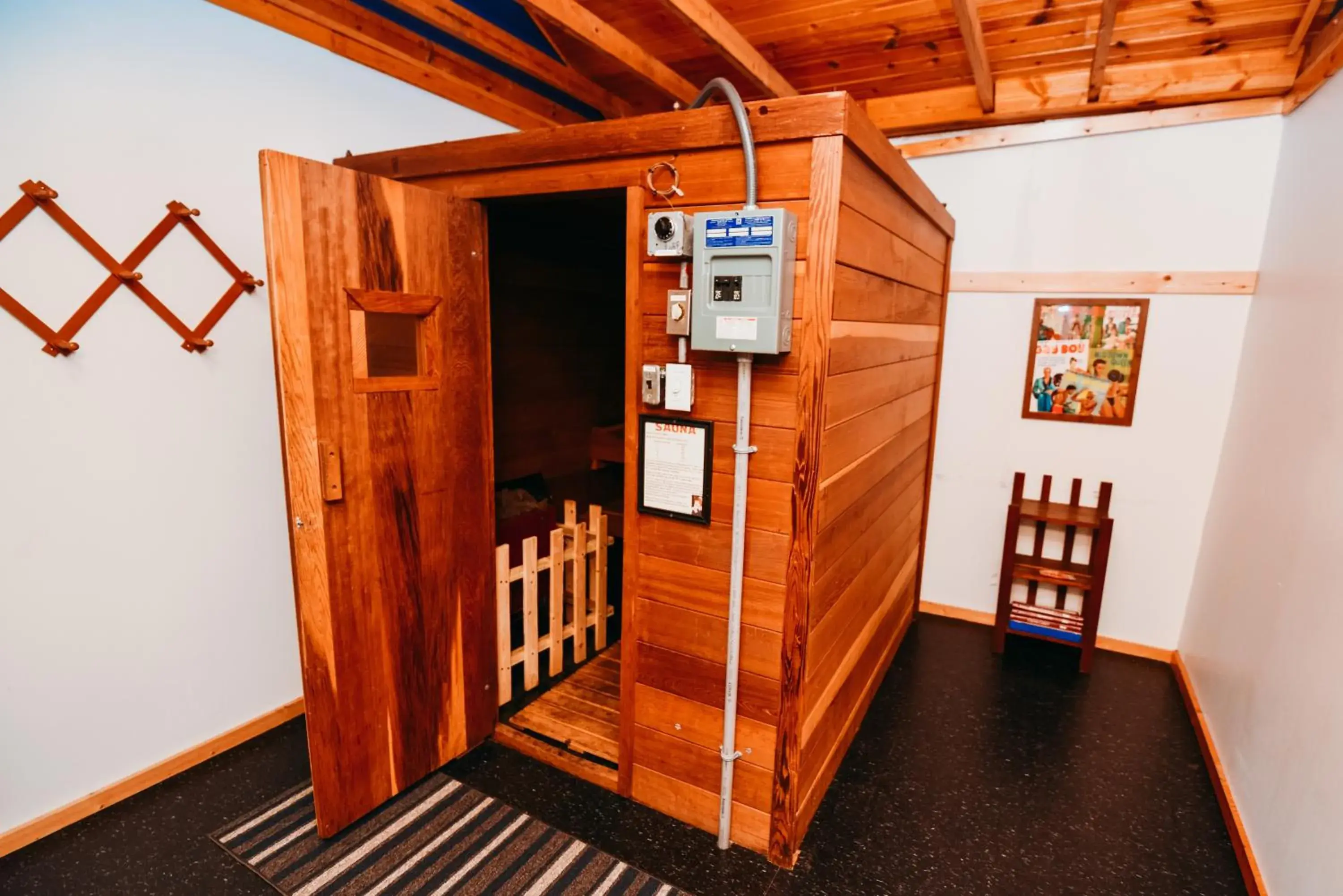 Sauna in Rainbow Mountain Resort - LGBTQ Friendly