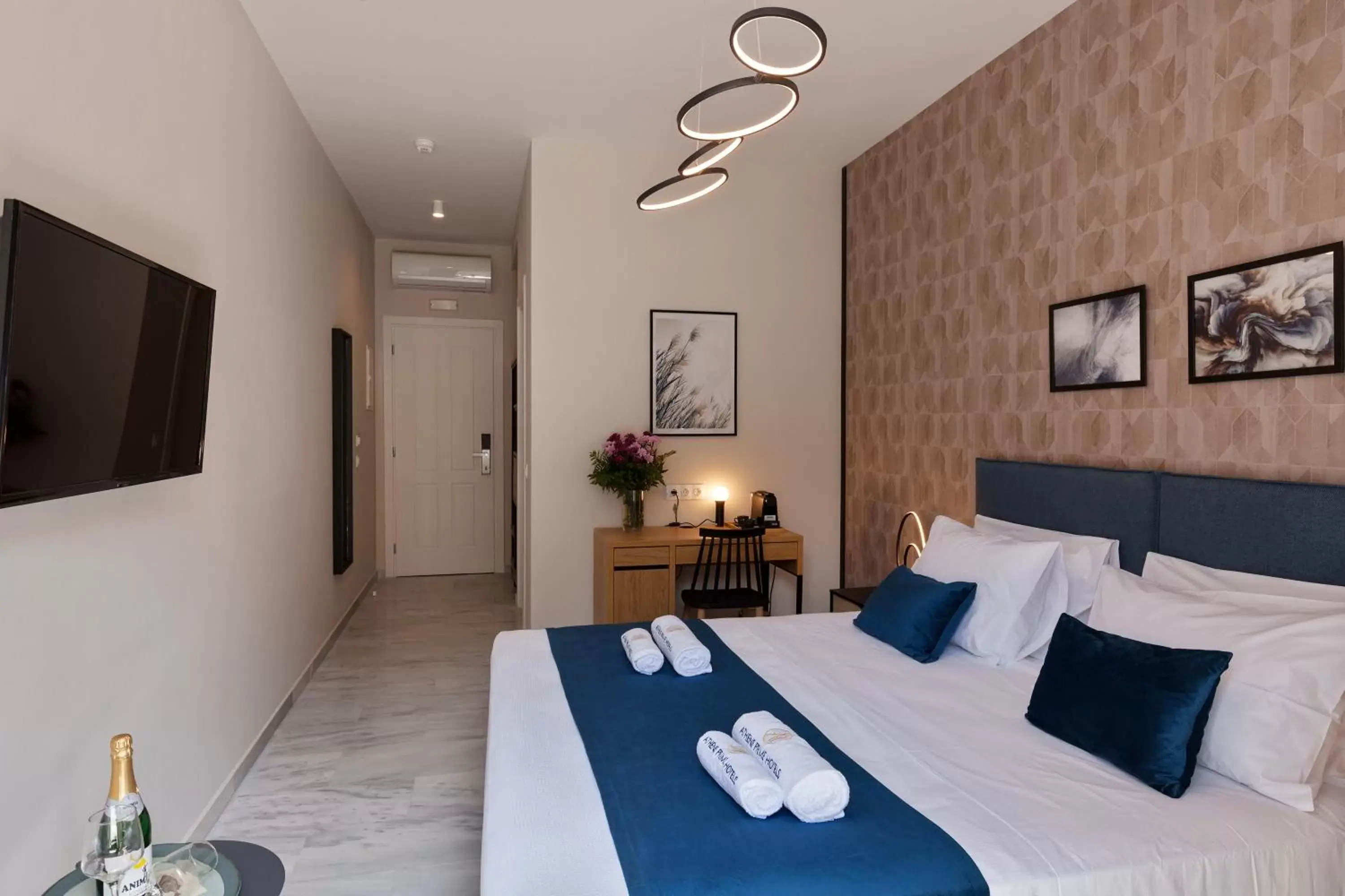 Bedroom, Bed in Trendy Hotel by Athens Prime Hotels