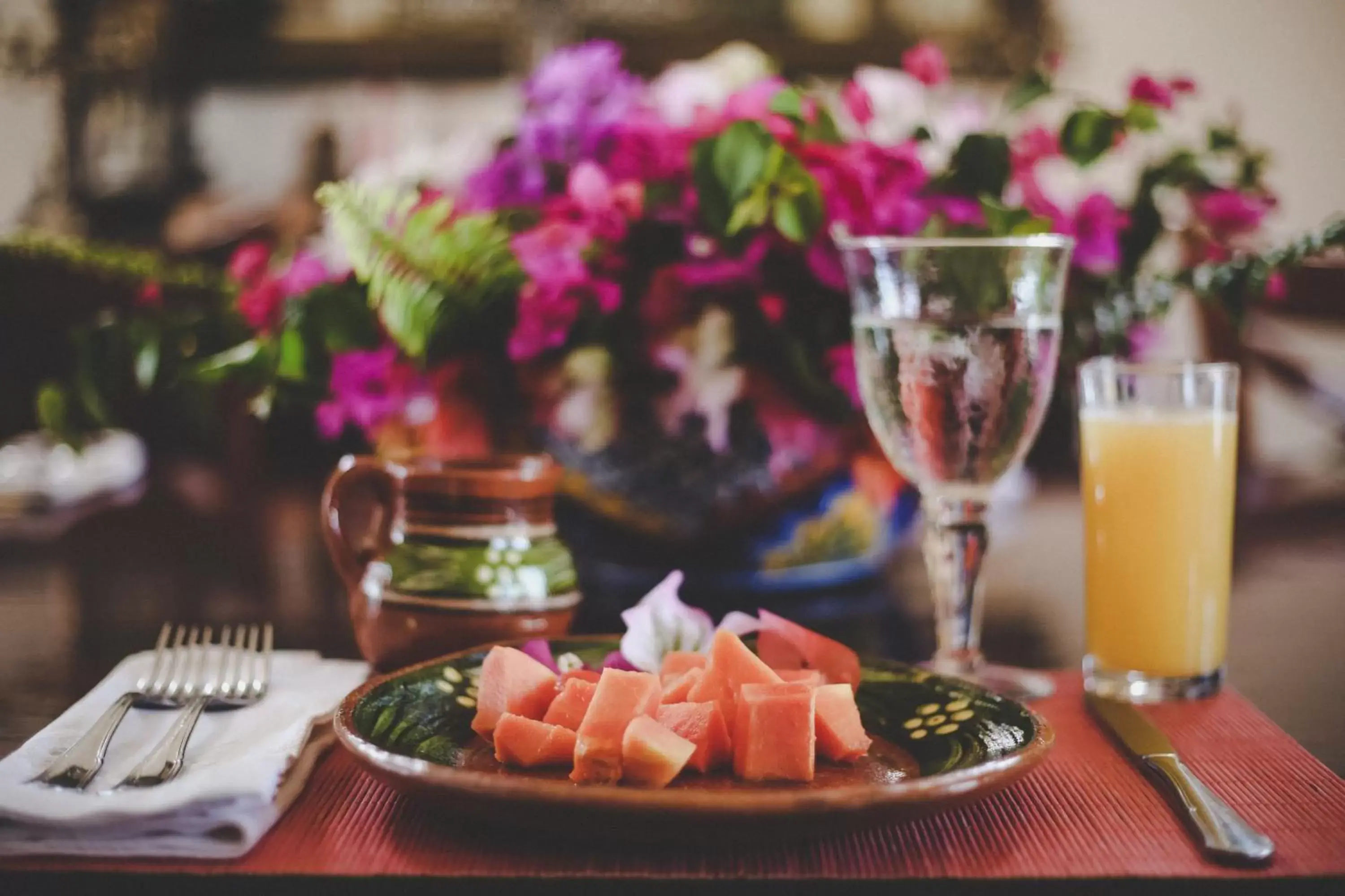 Breakfast in Hacienda Santa Clara Morelos