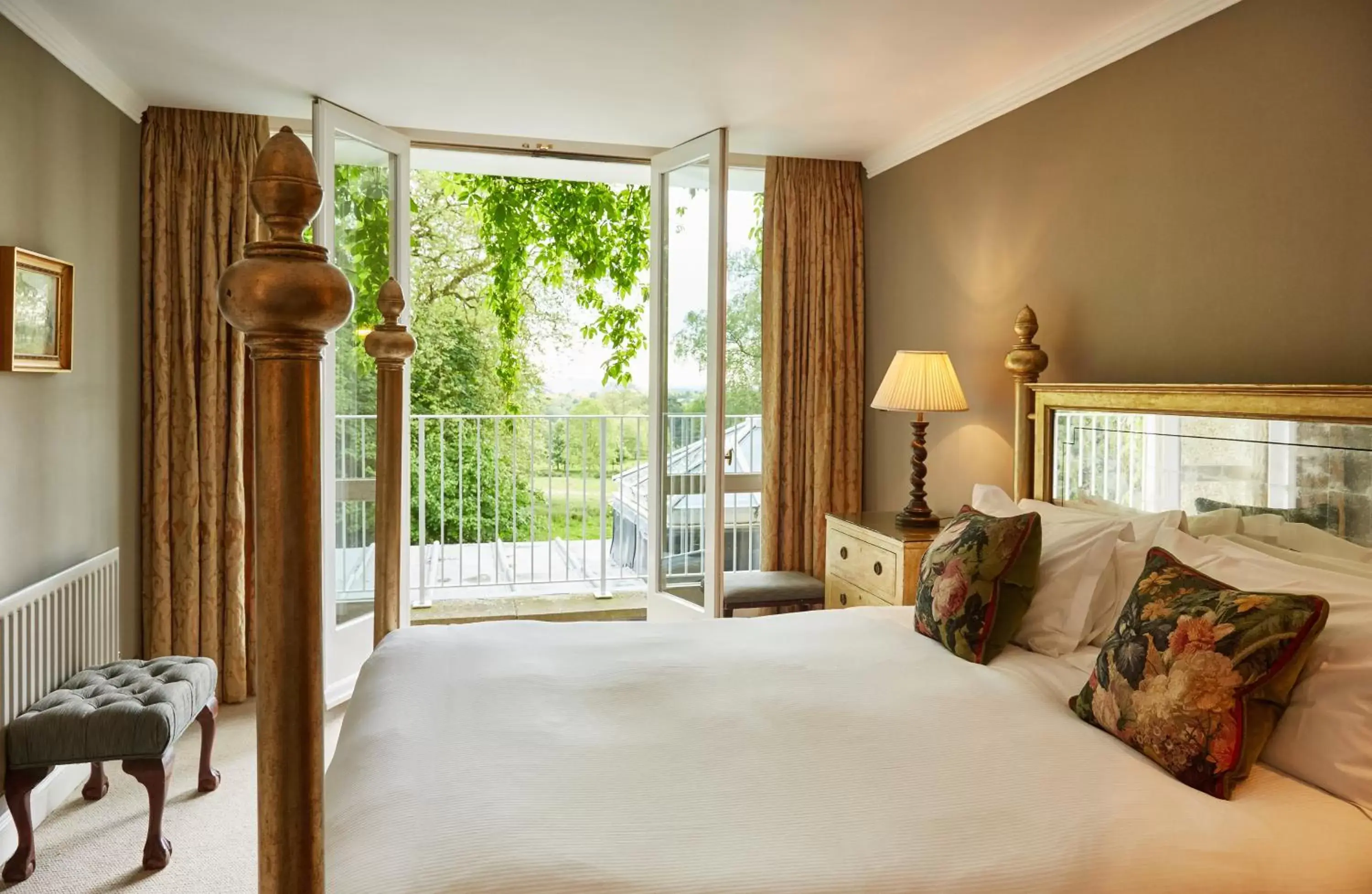 Bed in Ockenden Manor Hotel & Spa