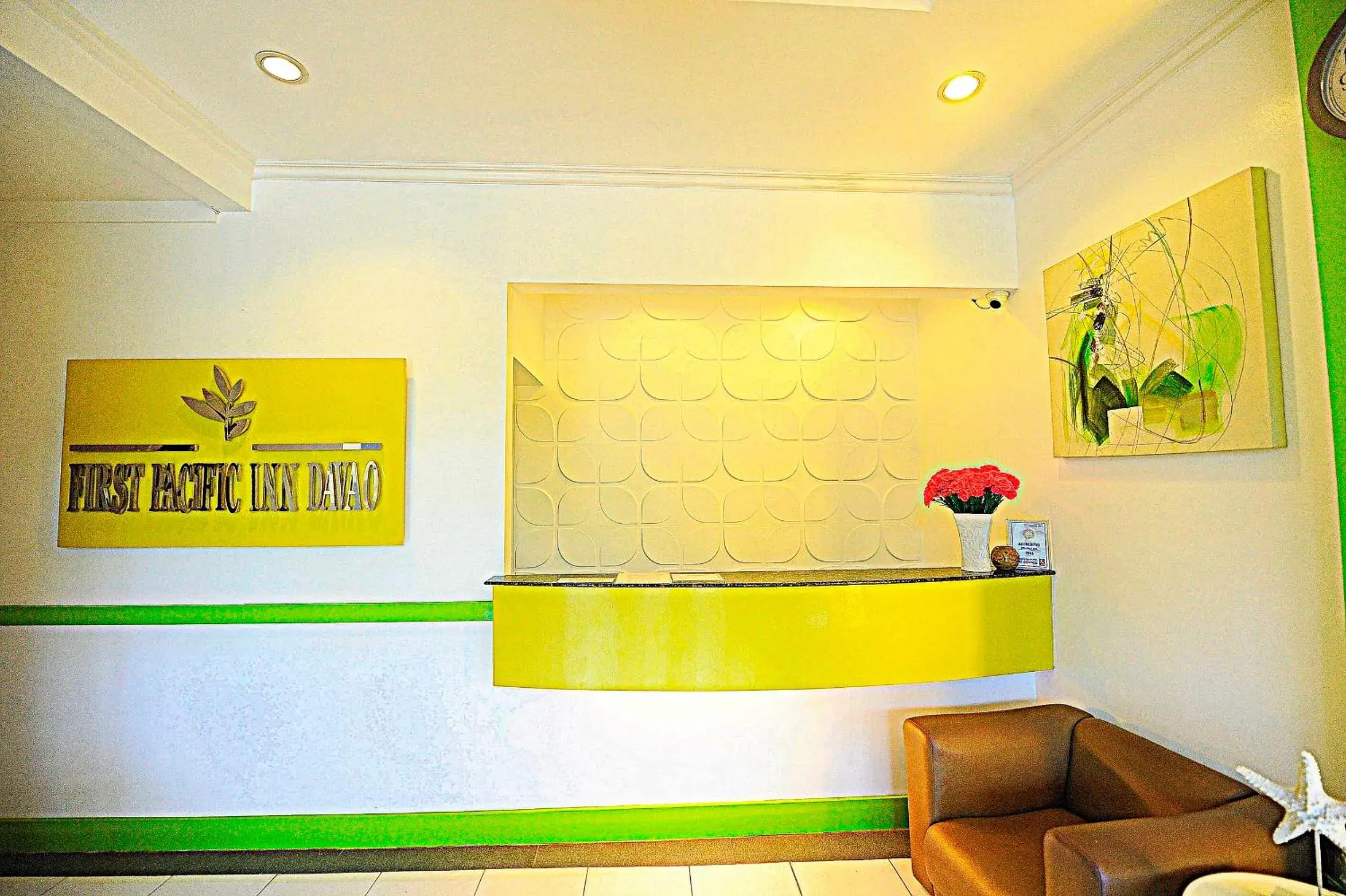 Lobby or reception in First Pacific Inn Davao Lobby or reception in First Pacific Inn Davao