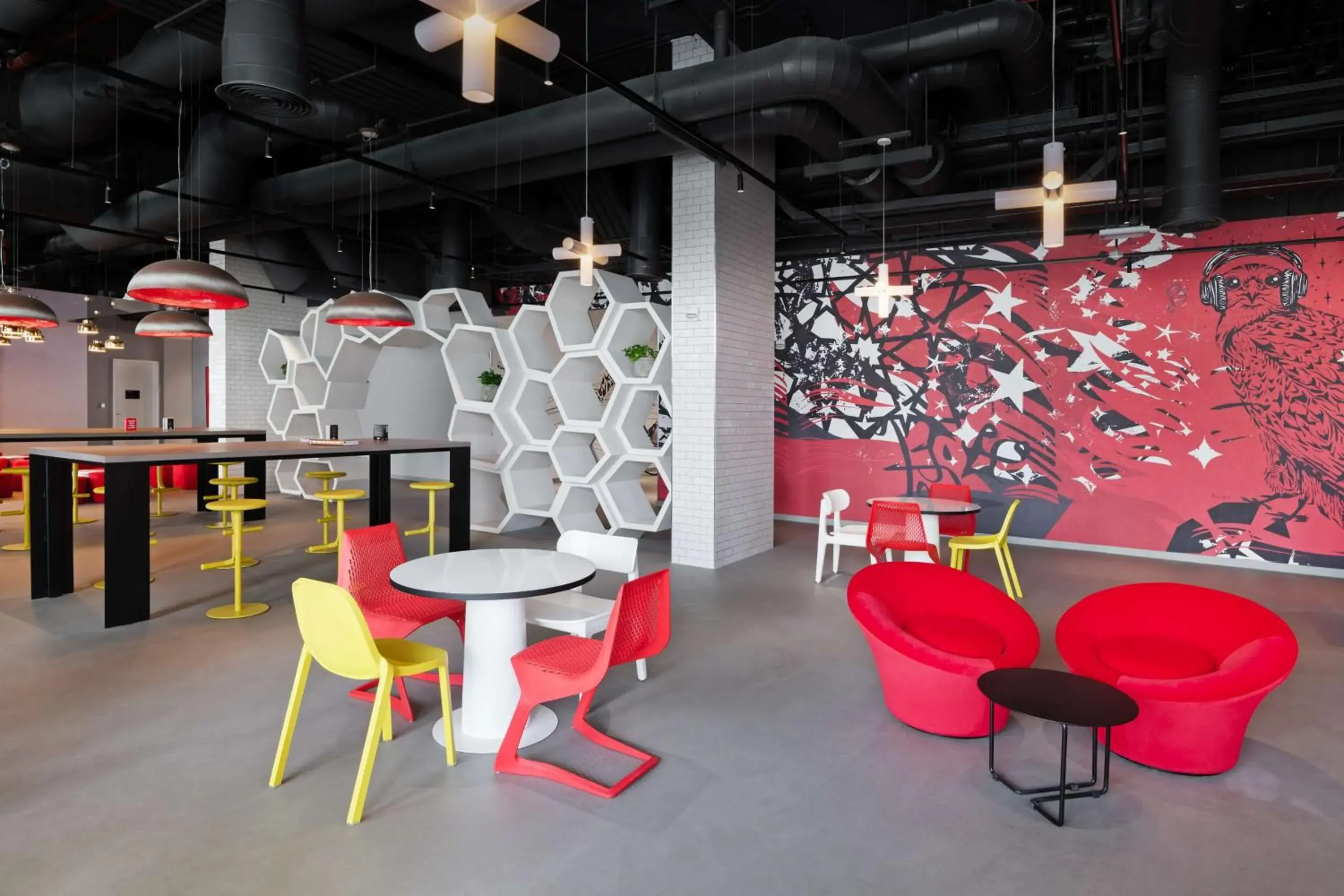 Lobby or reception, Lounge/Bar in Radisson RED Dubai Silicon Oasis