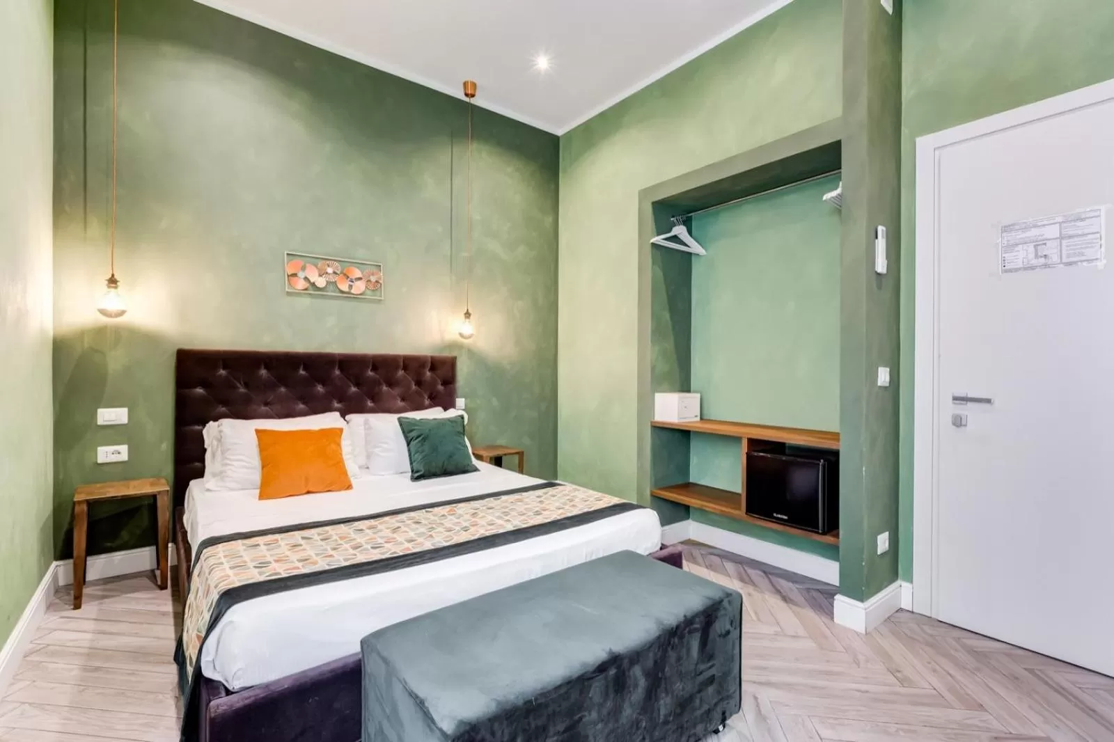 Bed in Ripetta Deluxe Suites