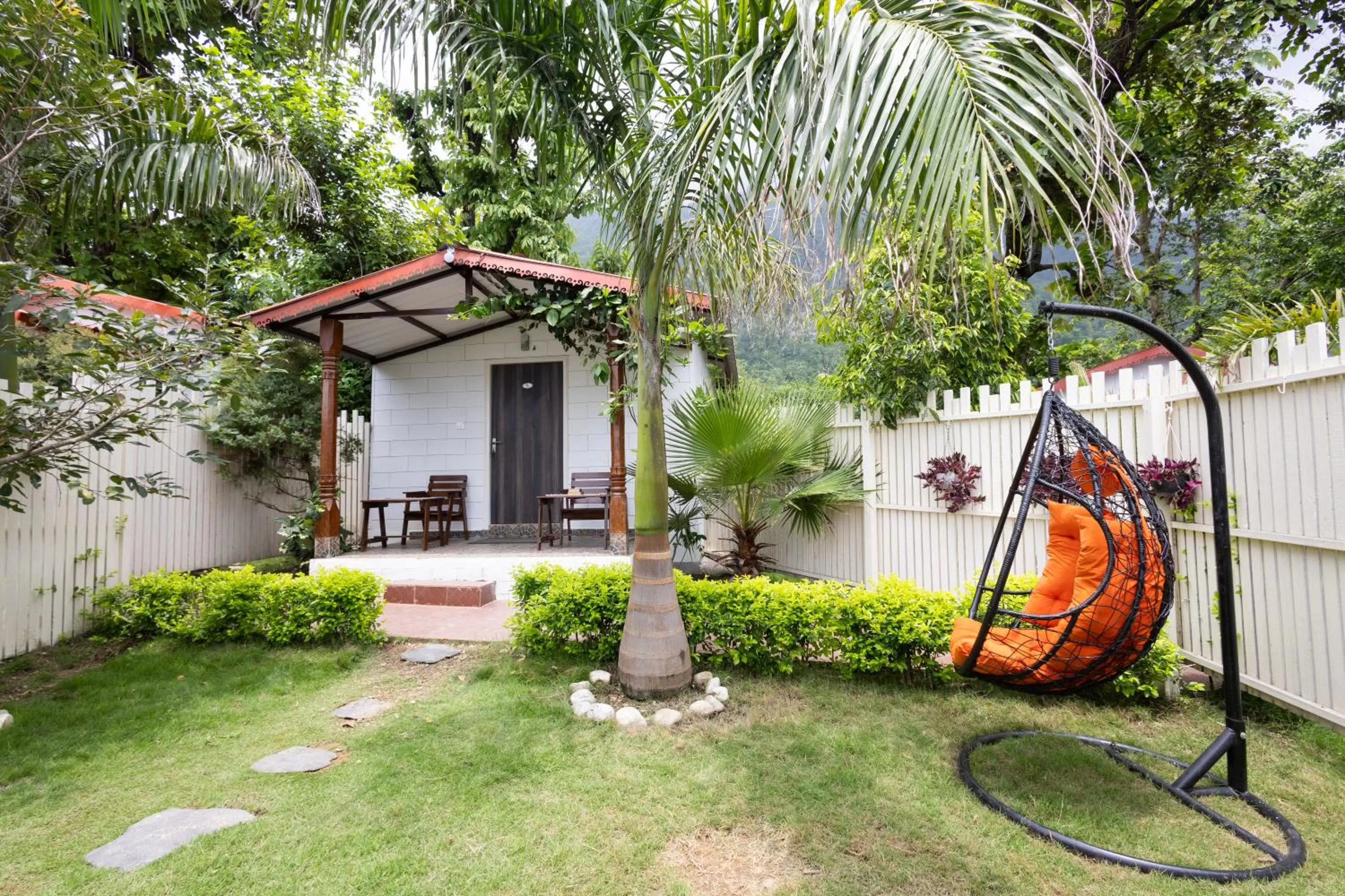 Garden view in Neer Ganga Resorts