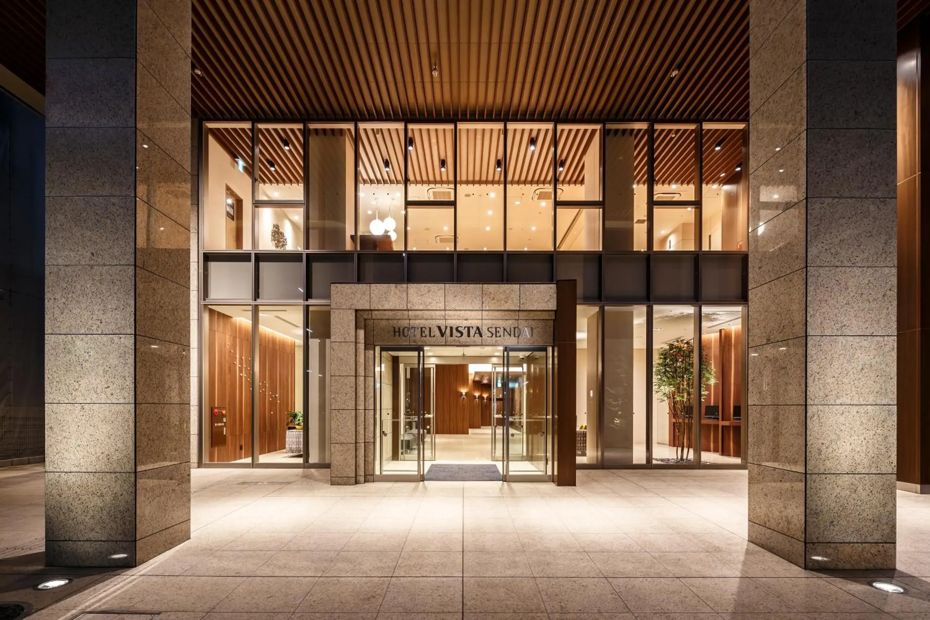 Facade/entrance in Hotel Vista Sendai