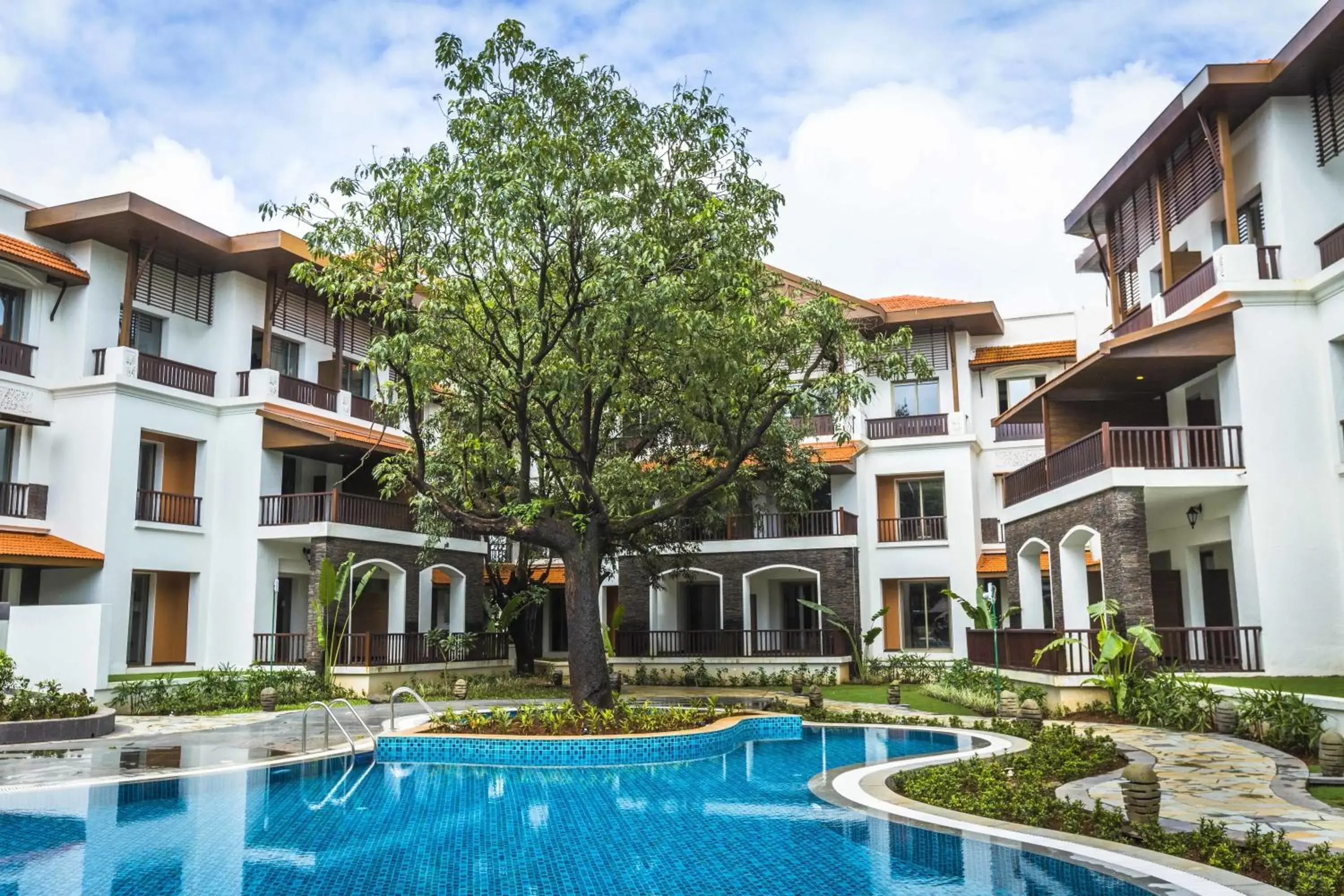 Swimming pool in Rhythm Lonavala - An All Suite Resort Swimming pool in Rhythm Lonavala - An All Suite Resort