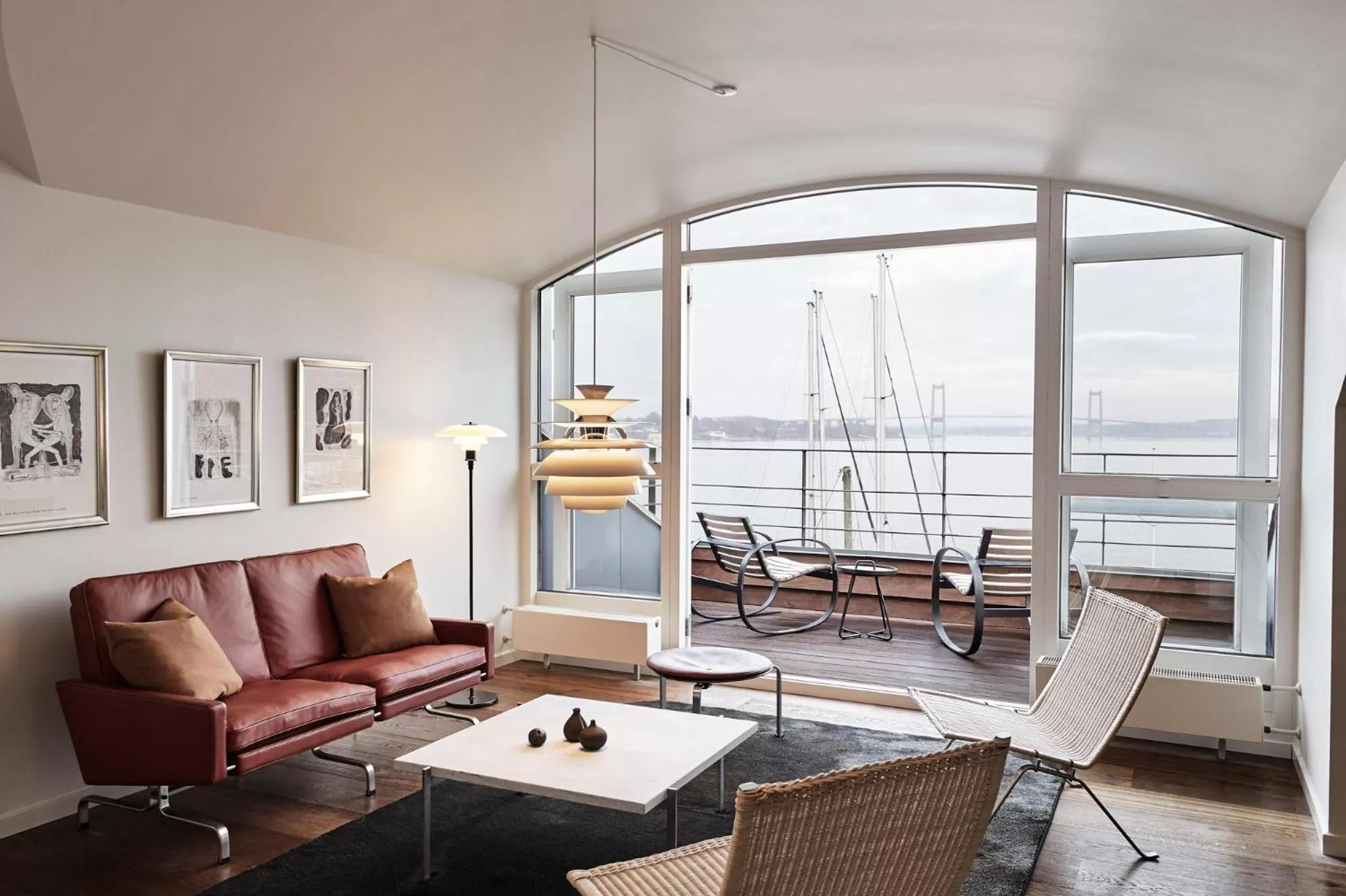 Living room in Comwell Kongebrogaarden