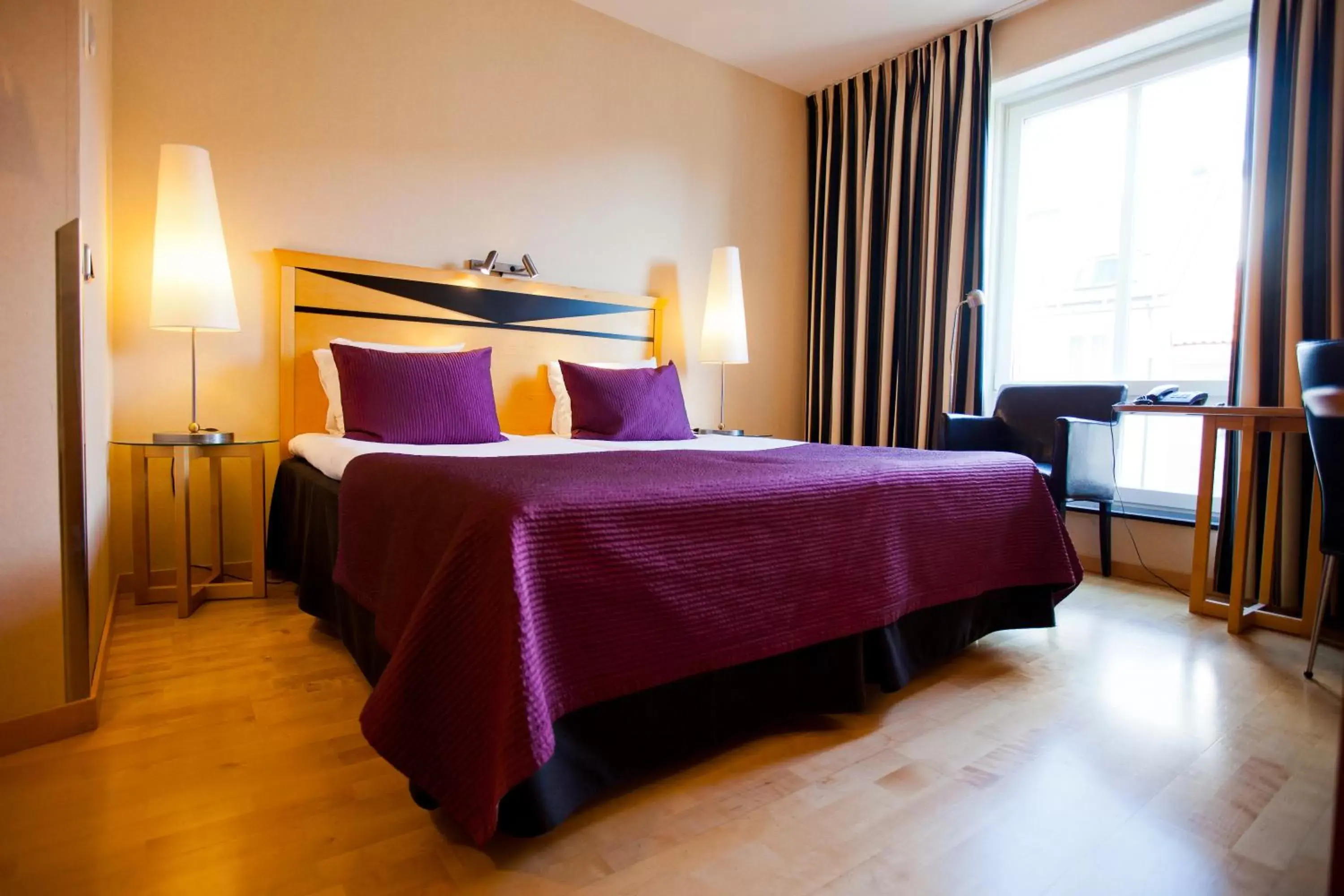 Bed in Clarion Hotel Örebro