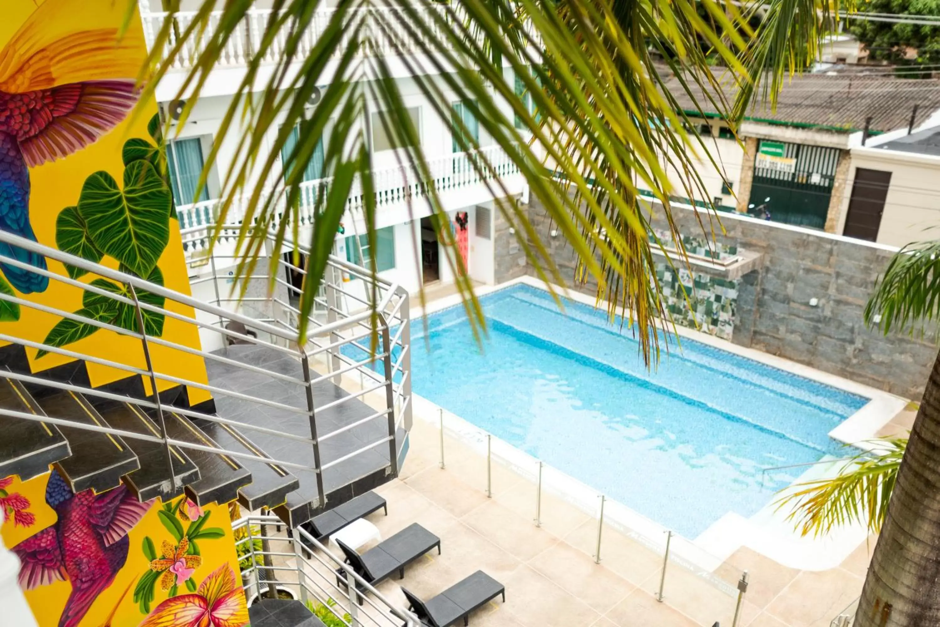 Swimming pool, Pool View in Hotel Manantial Melgar