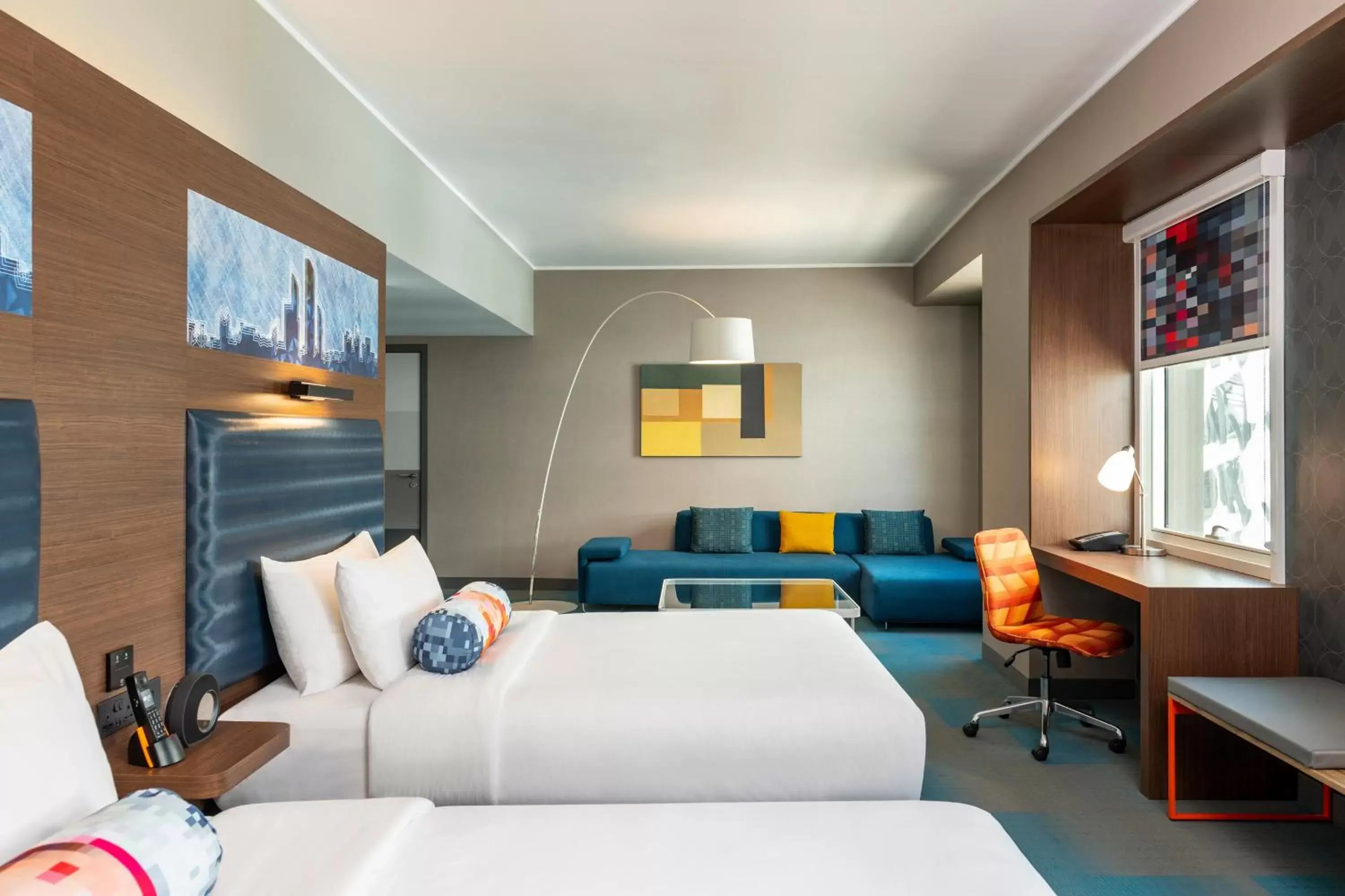 Bedroom, Bed in Aloft Al Ain