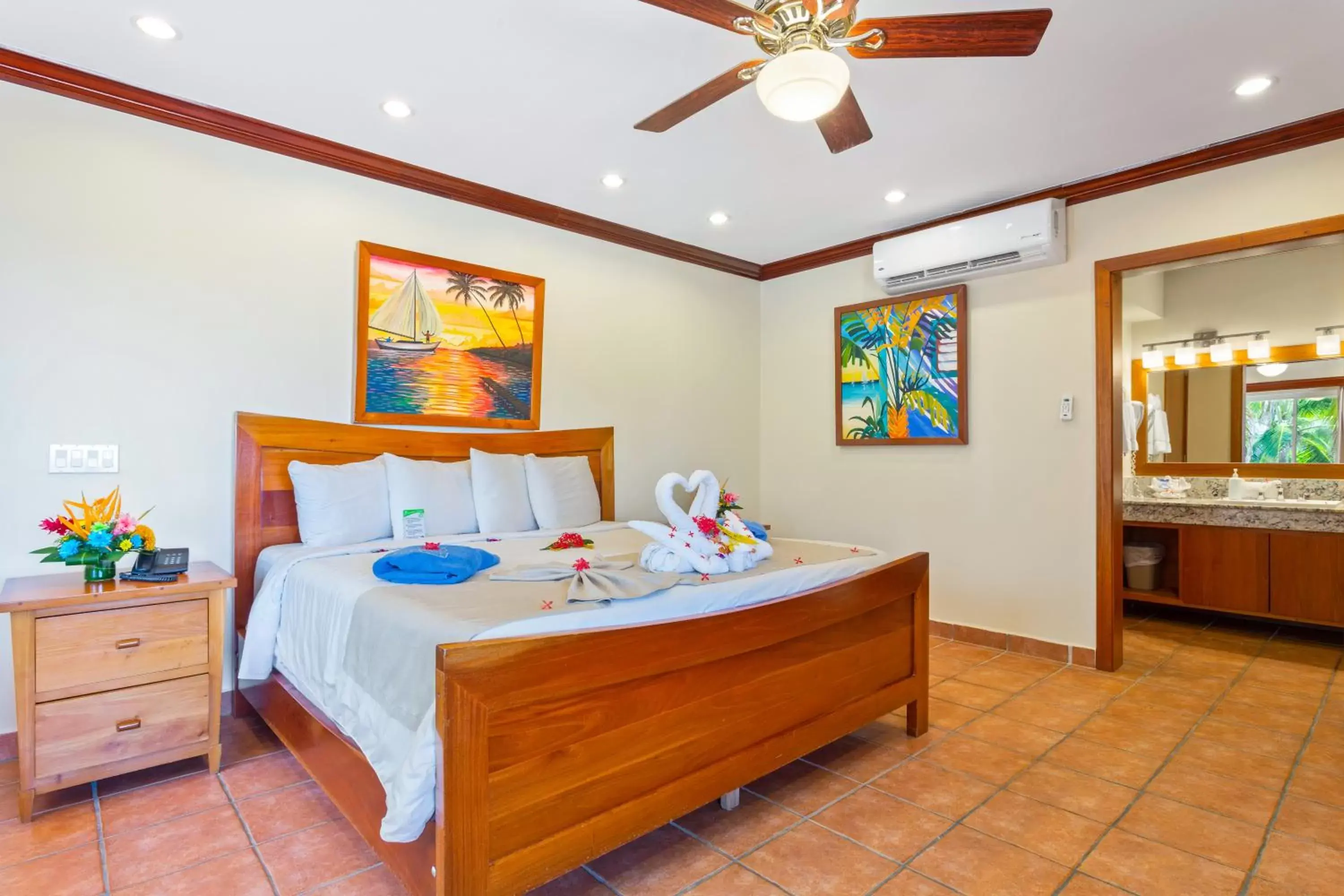 Bed in SunBreeze Hotel Bed in SunBreeze Hotel