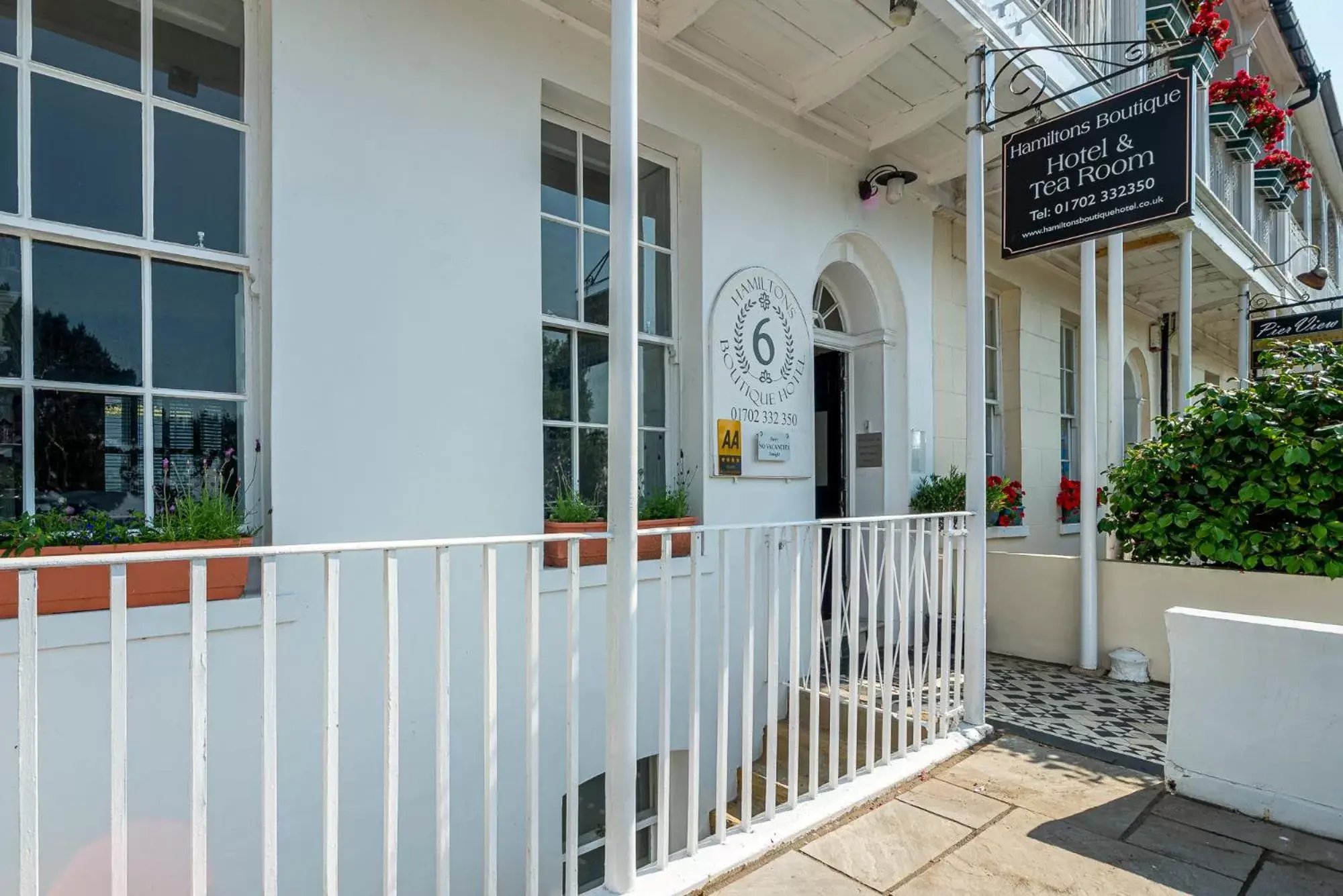 Property building in Hamiltons Boutique Hotel