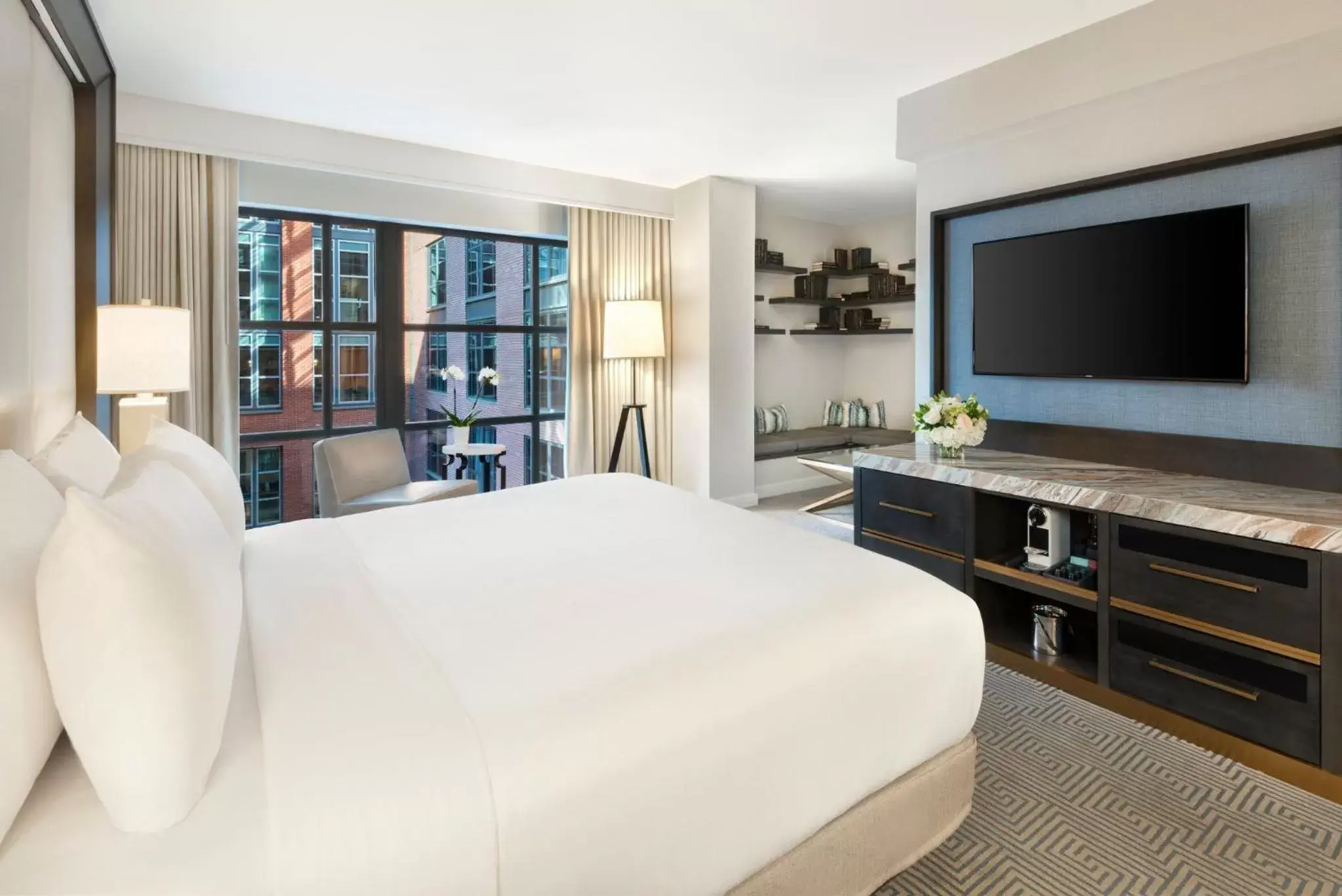 Photo of the whole room, Bed in InterContinental - Washington D.C. - The Wharf, an IHG Hotel
