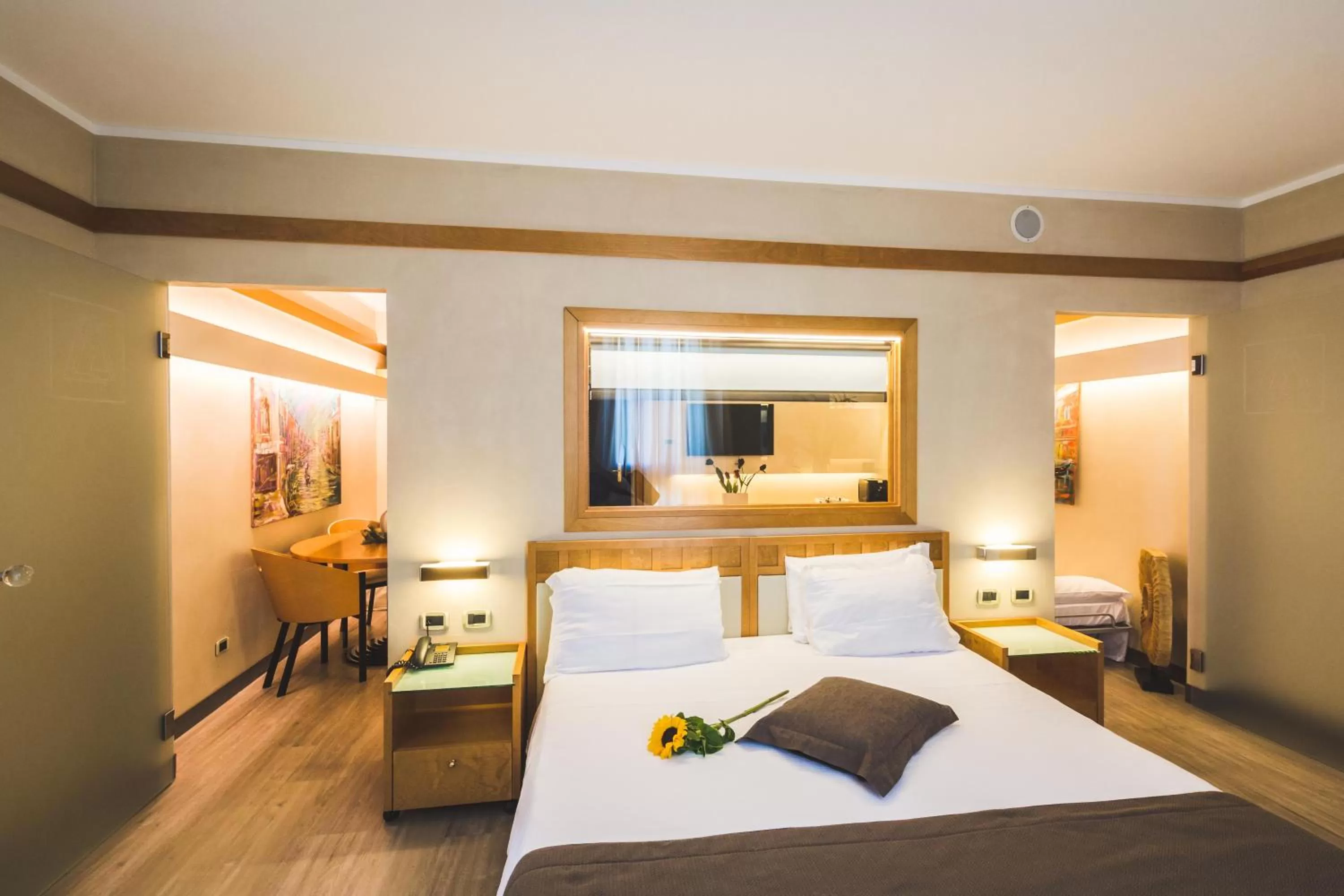 Bed in Park Hotel Ai Pini & Restaurant Ai Pini