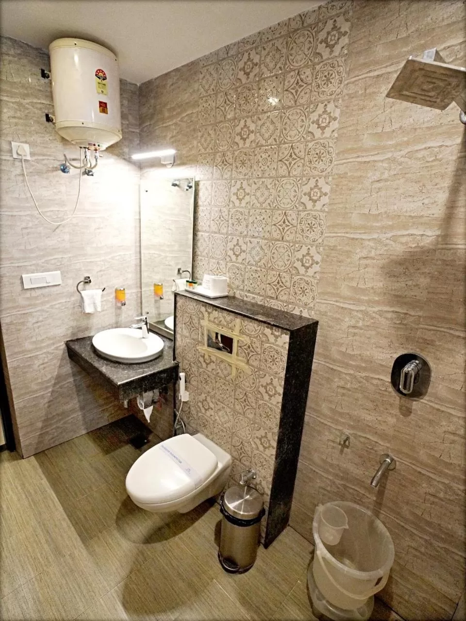 Bathroom in Indira Nikunj Rubystone Exotic