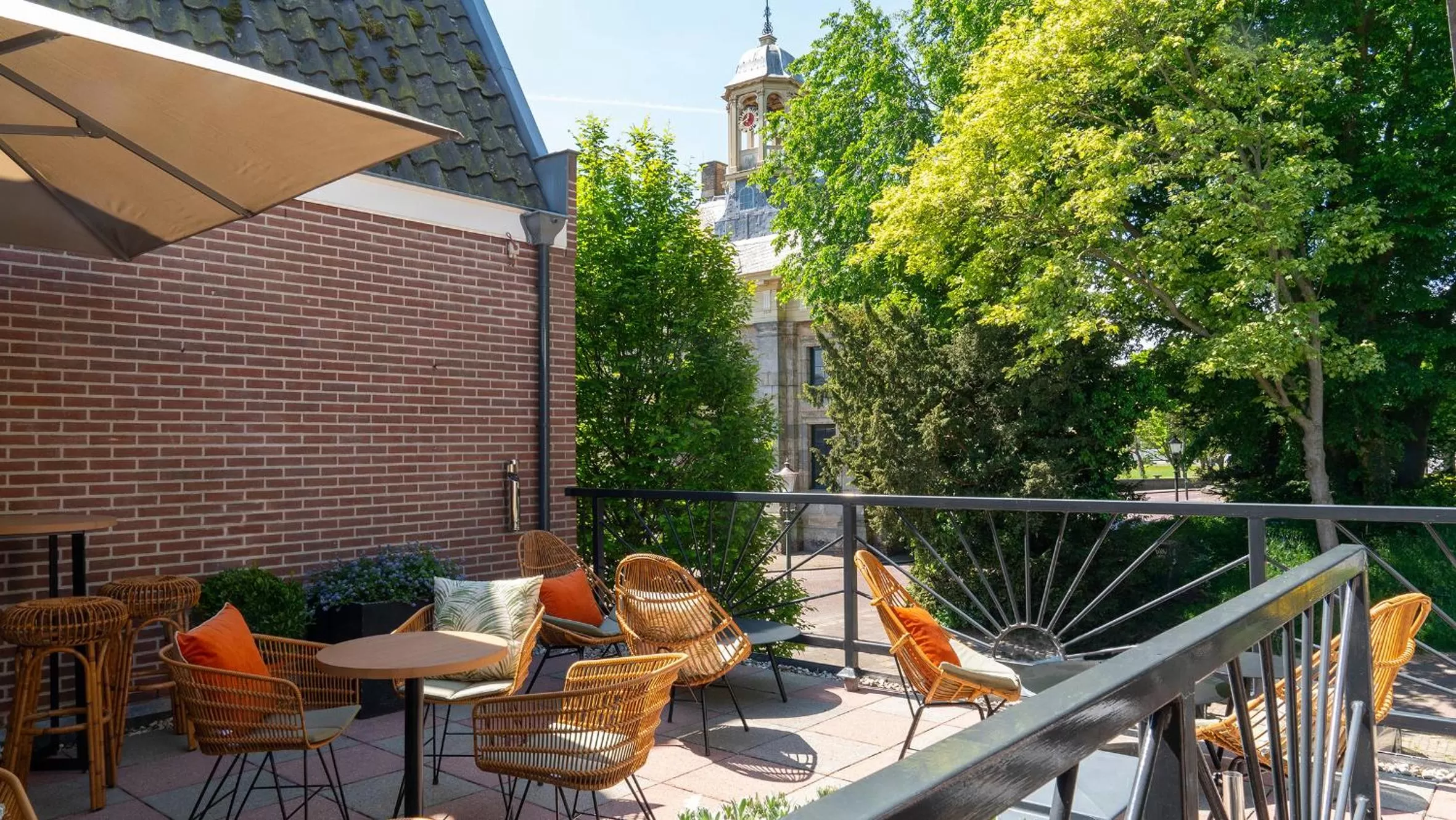 Balcony/Terrace in Hotel De Koepoort
