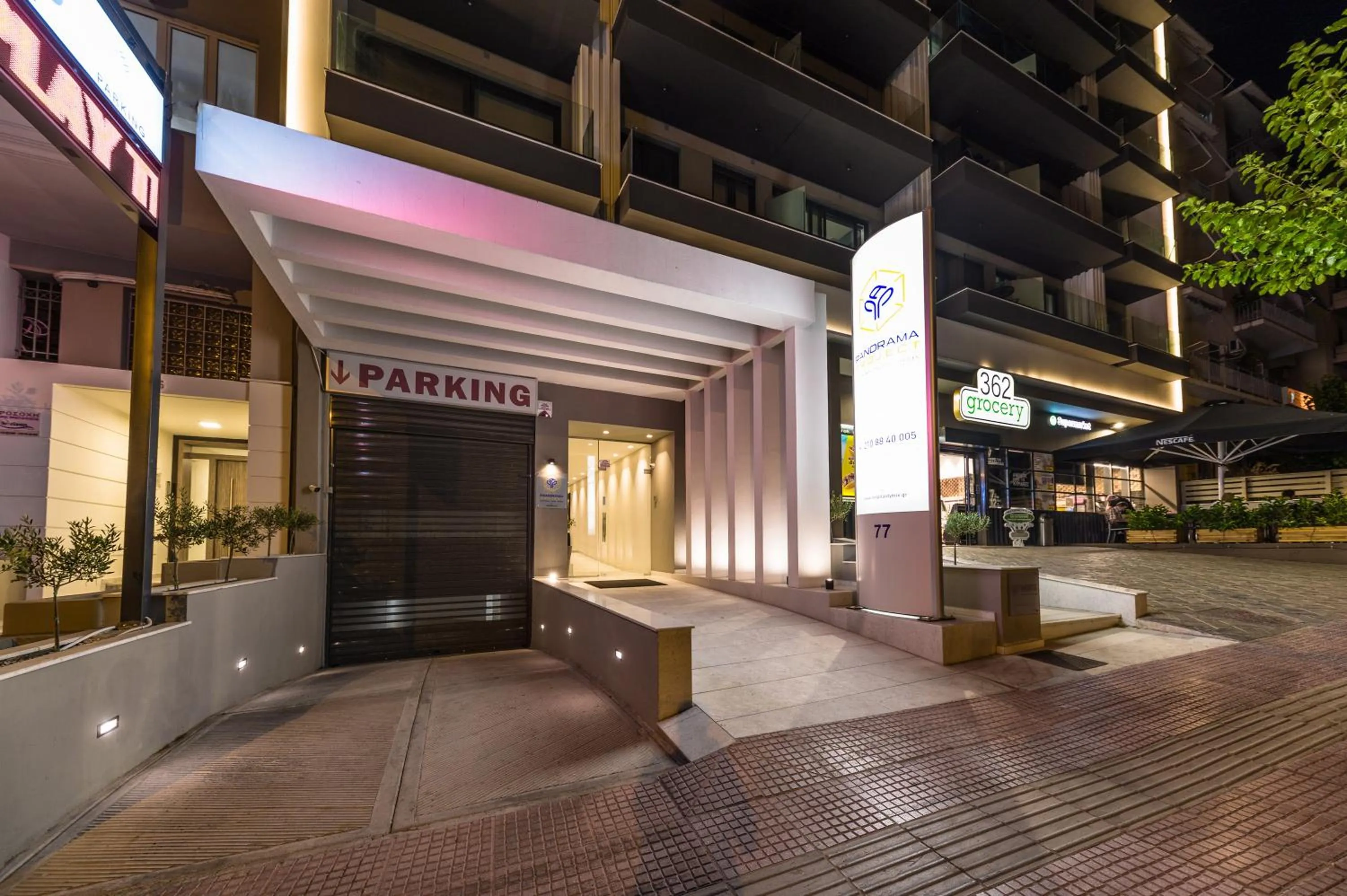 Facade/entrance in Athens Panorama Project