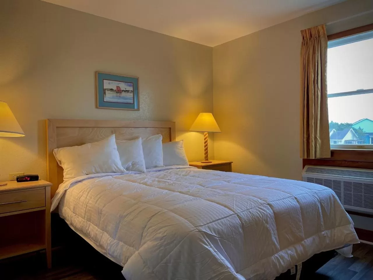 Bed in Pony Island Inn