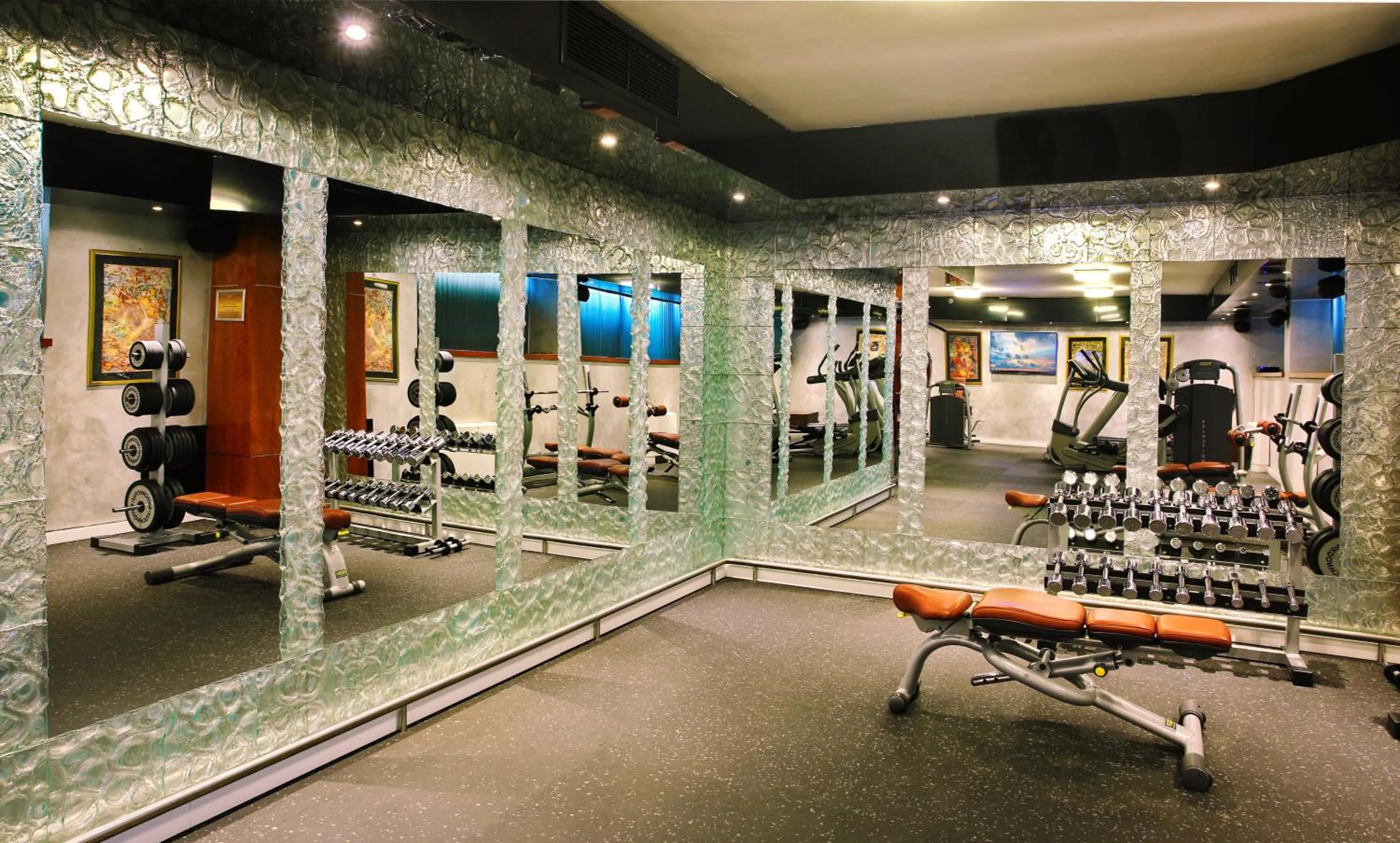 Fitness centre/facilities in Hotel Anel