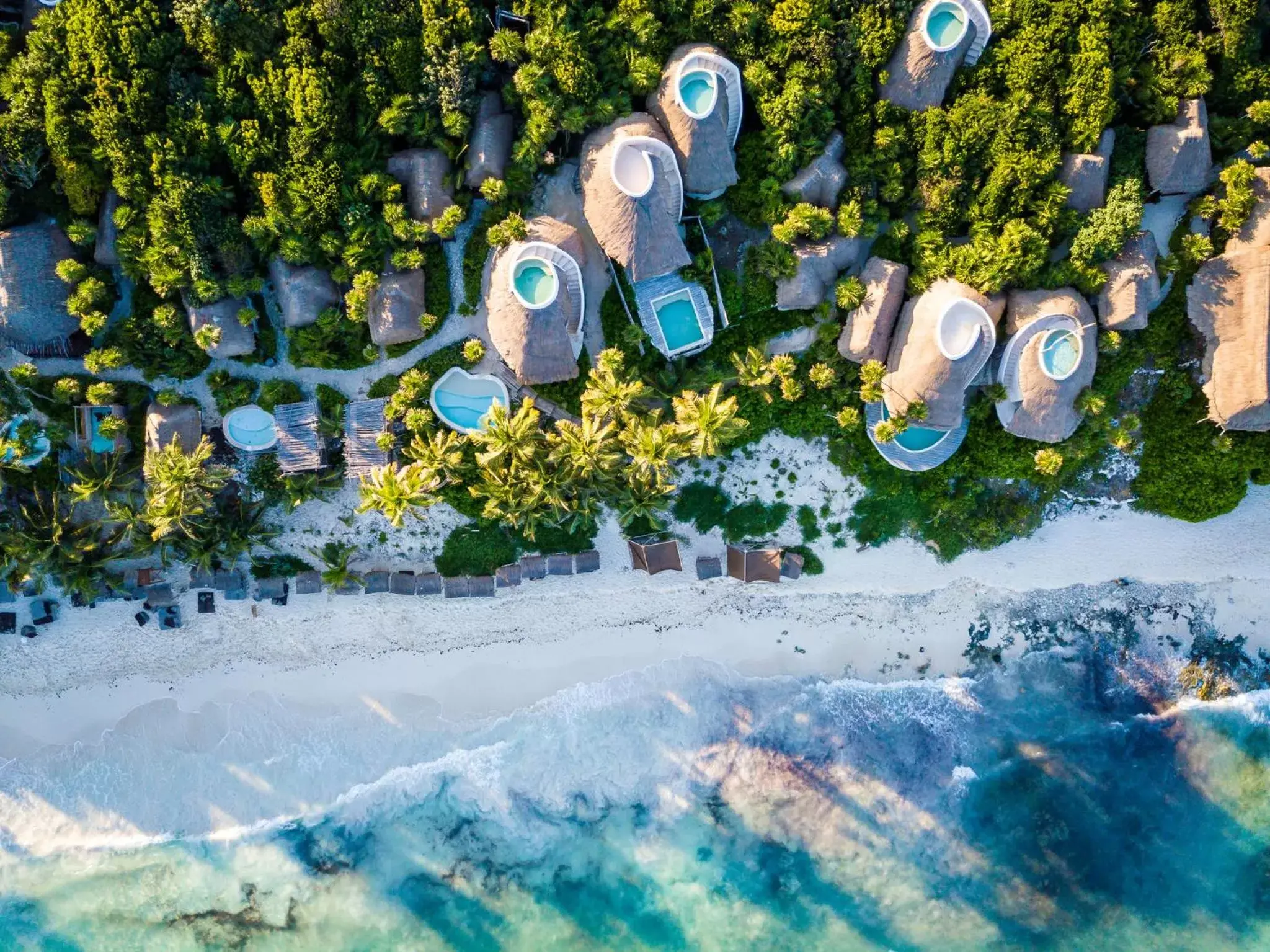 Bird's eye view in Papaya Playa Project, Tulum, a Member of Design Hotels Bird's eye view in Papaya Playa Project, Tulum, a Member of Design Hotels