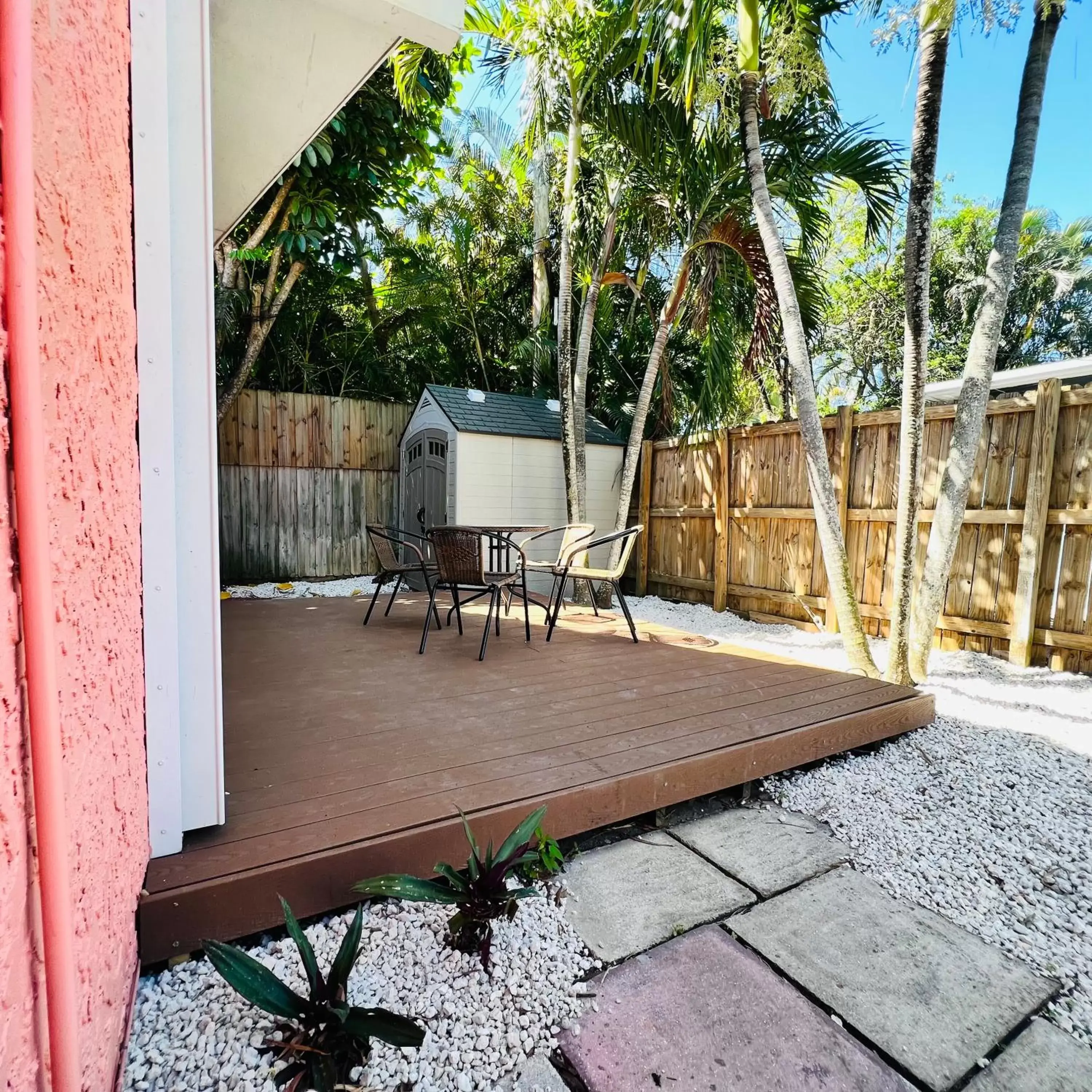 Patio in Coco Bay Vacation Condos